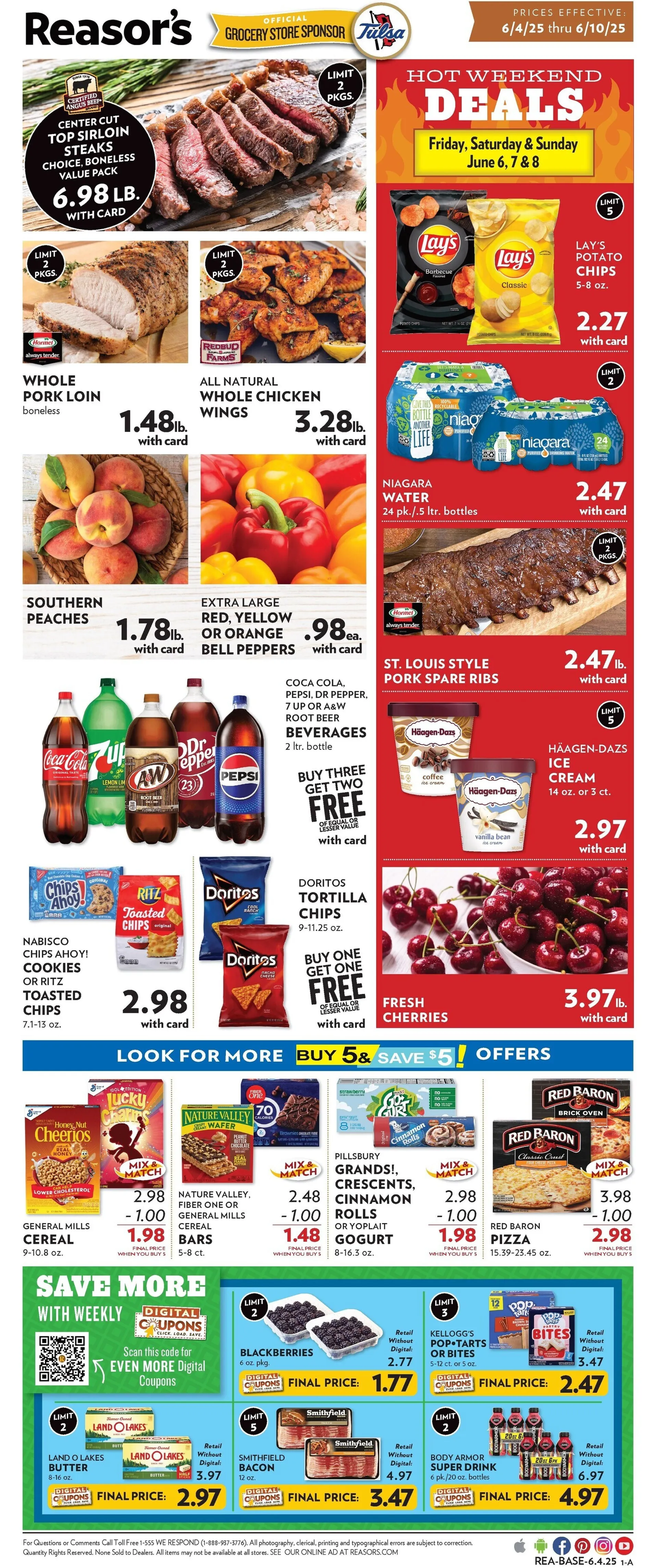 Weekly ad Reasor's weekly ads from June 4 to June 10 2025 - Page 1