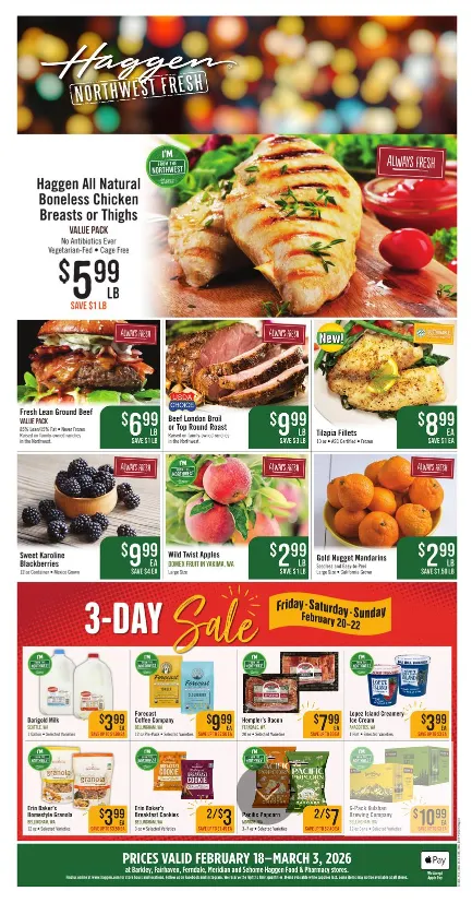 Weekly ad Haggen Sales from February 18 to March 3 2026 - Page 