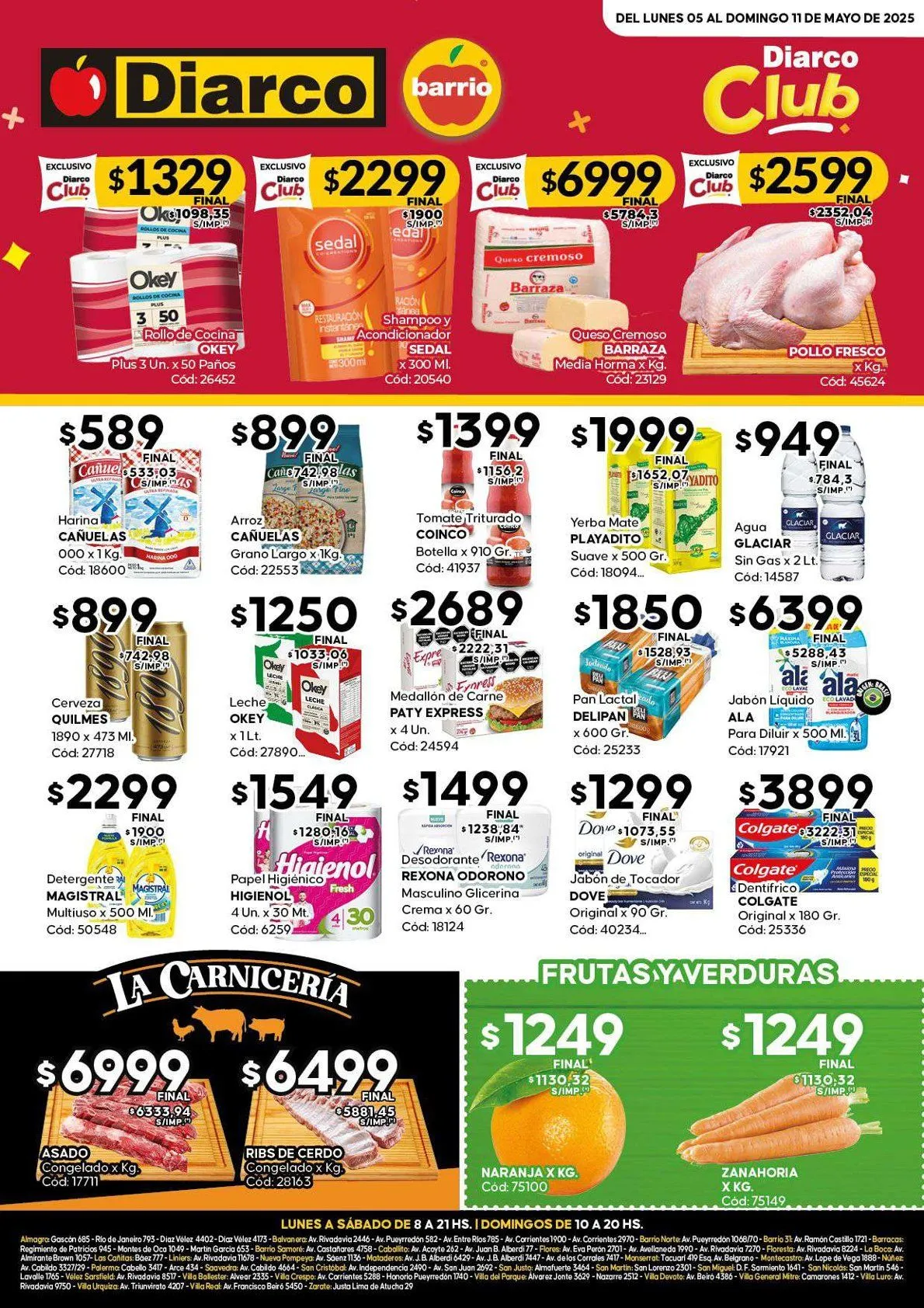 Ofertas de AR - Diarco Ofertas 5 de mayo al 11 de mayo 2025 - Página 1 del catálogo