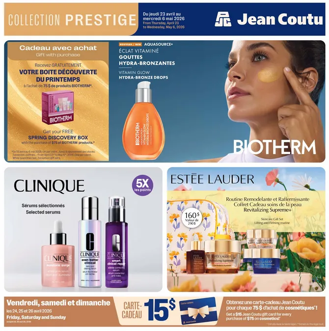 Jean Coutu Sales from April 23 to May 6 2026 - flyer page 1