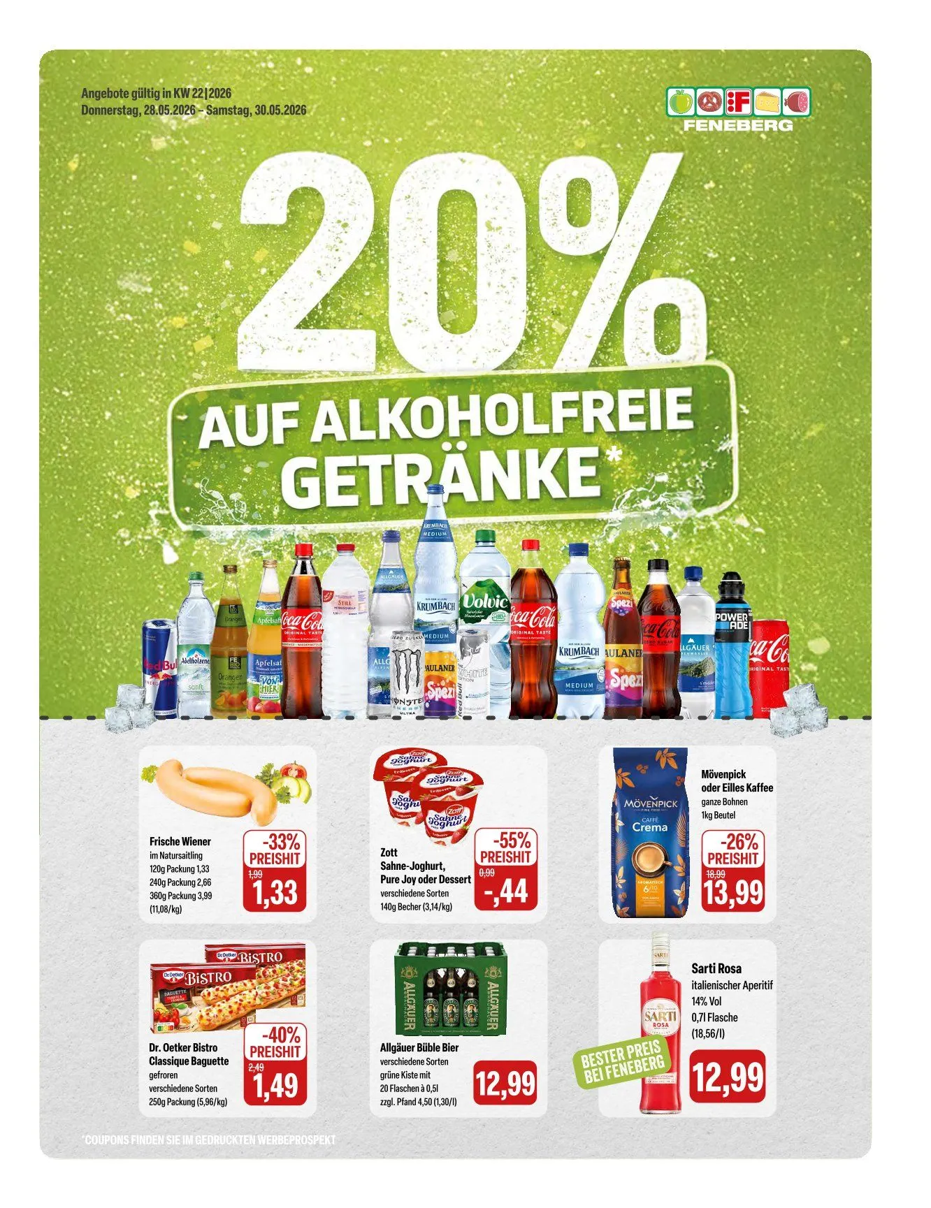 Feneberg Angebote von 28. Mai bis 30. Mai 2026 - Prospekt seite 1