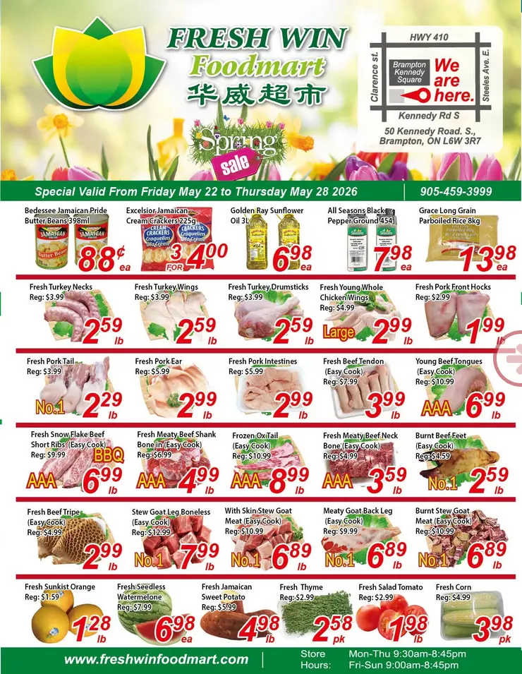 Fresh Win Foodmart Sales from May 22 to May 28 2026 - flyer page