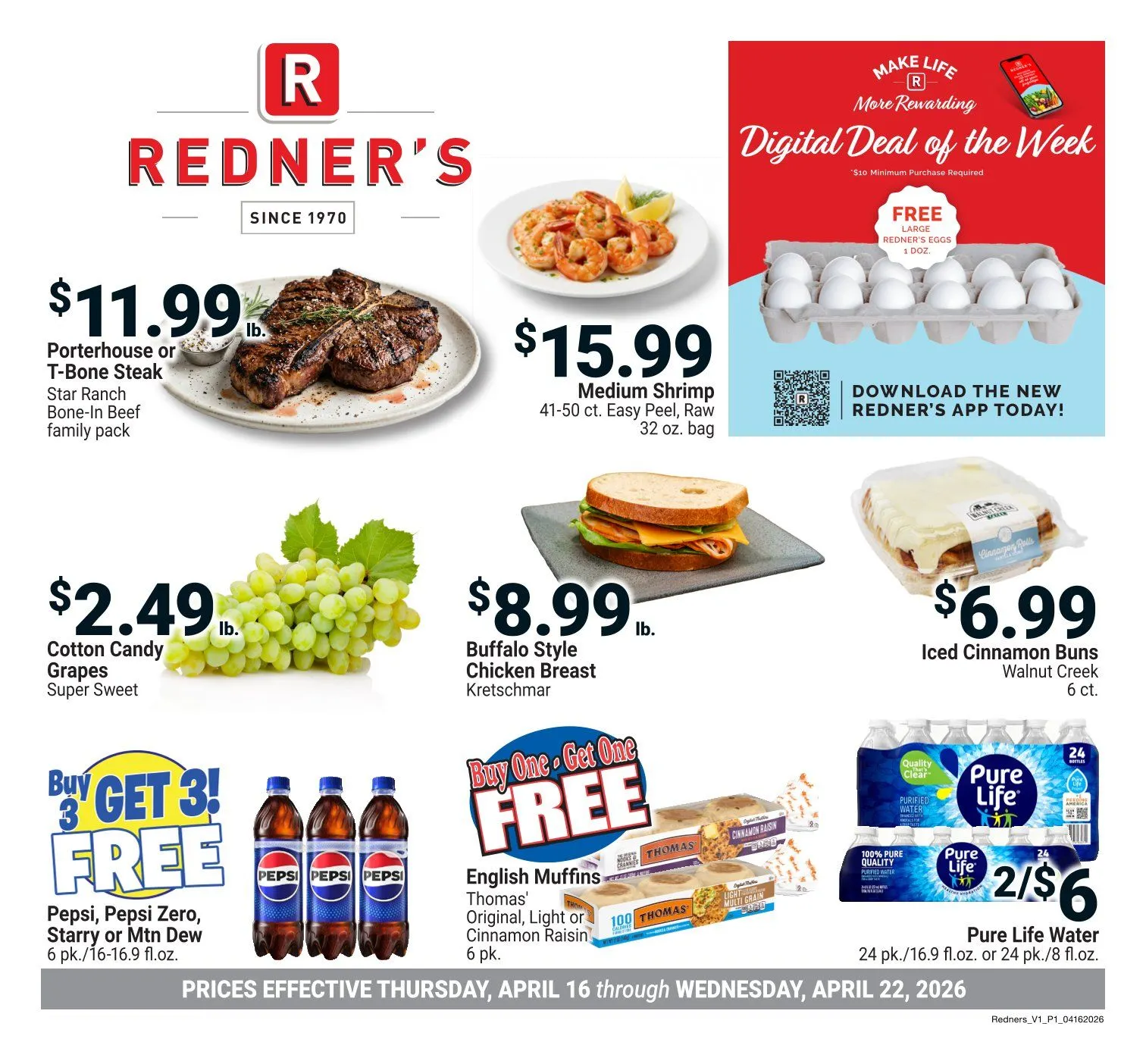 Weekly ad Redner's Market Sales from April 16 to April 22 2026 - Page 