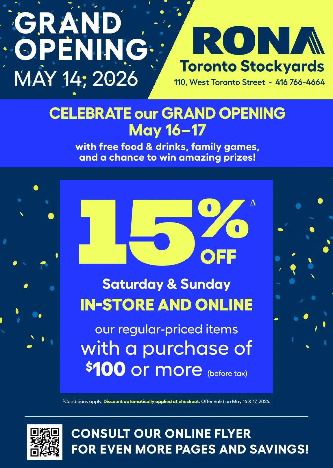  RONA Sales from May 14 to May 17 2026 - flyer page 1