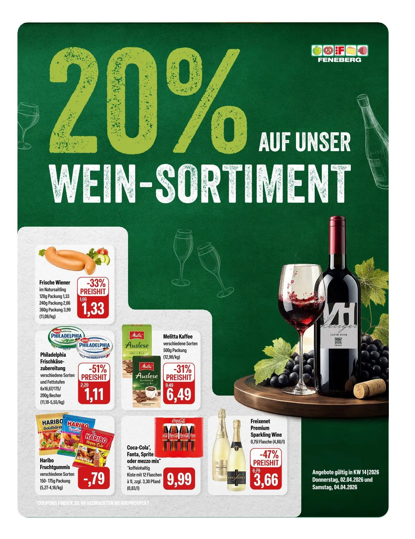  Feneberg Angebote von 2. April bis 4. April 2026 - Prospekt seite 