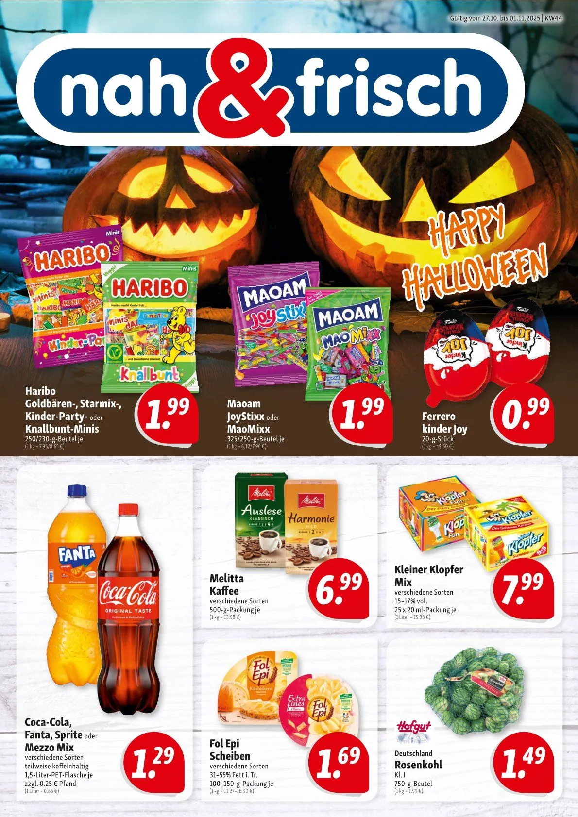  Nah & Frisch Prospekte  von 27. Oktober bis 1. November 2025 - Prospekt seite 