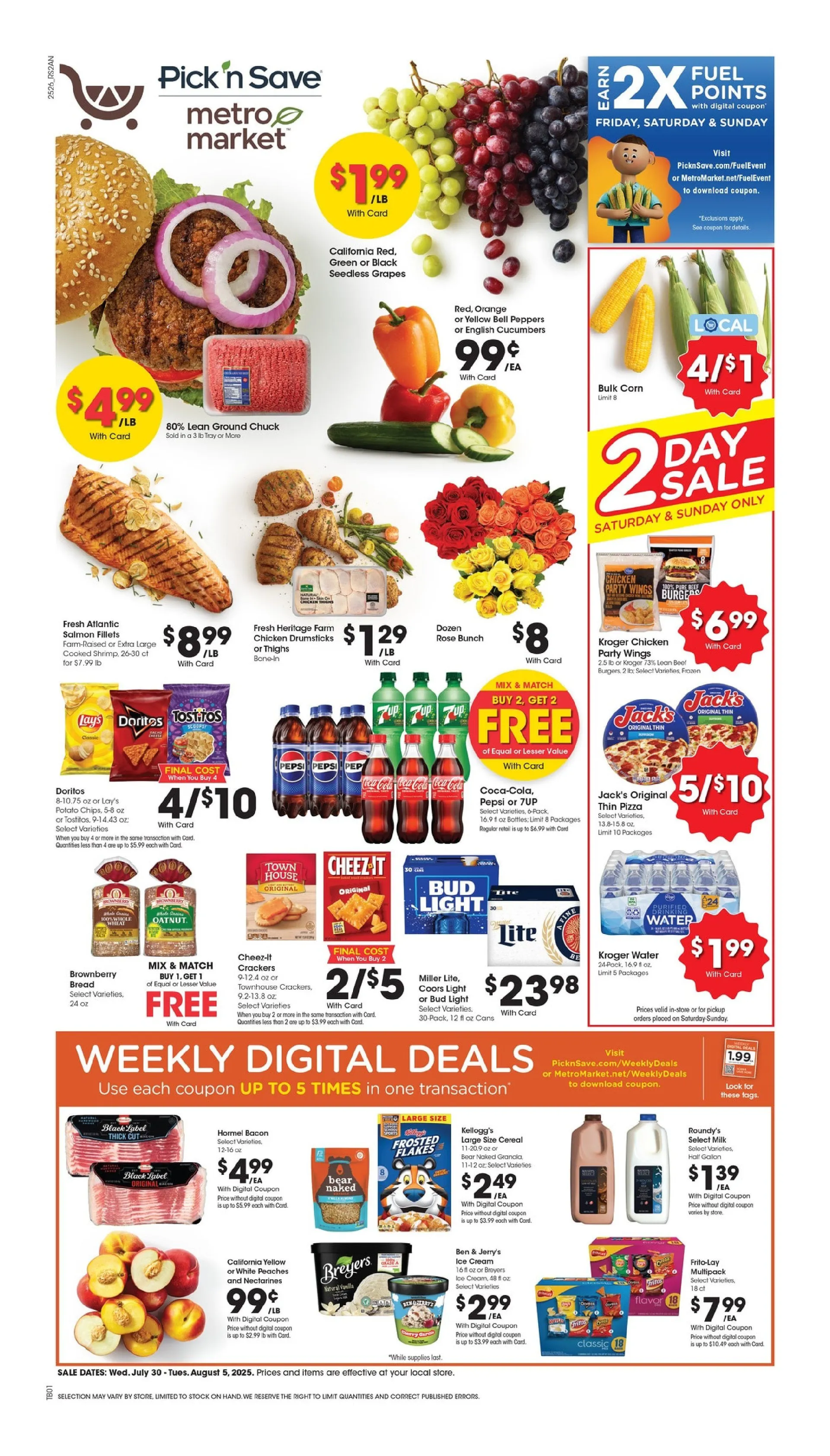 Weekly ad Metro Market Sales from July 30 to August 5 2025 - Page 