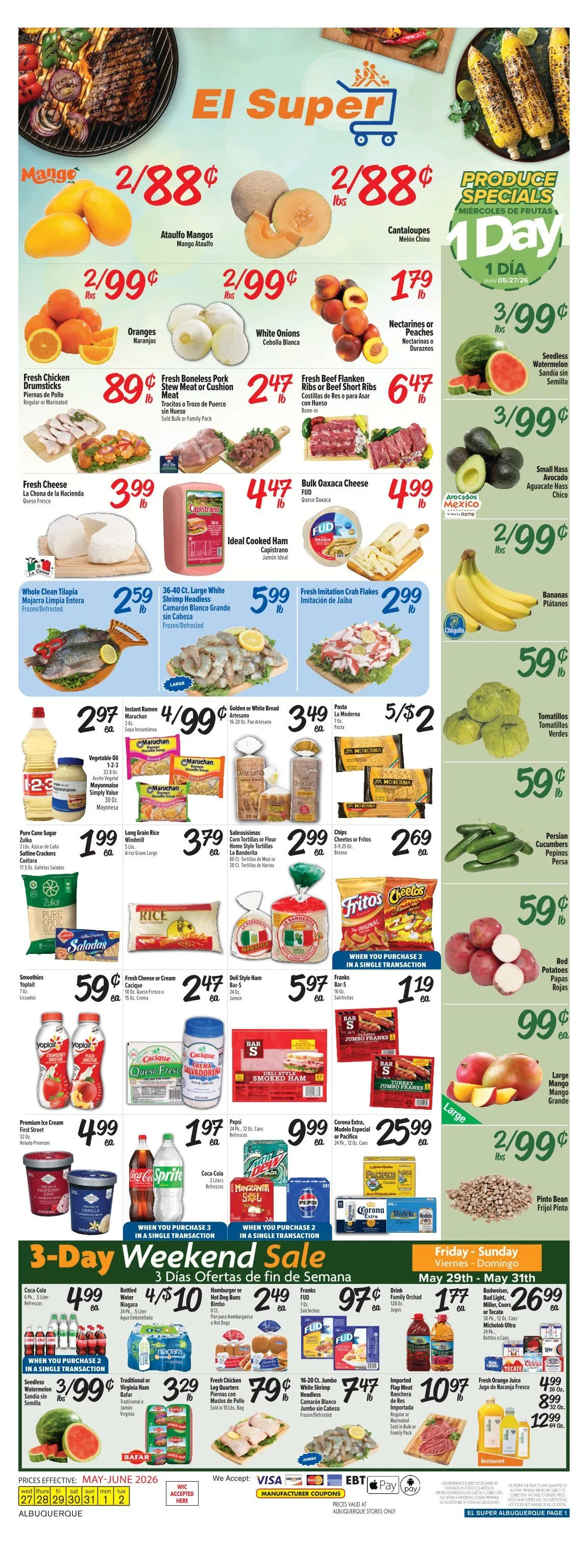 Weekly ad El Super Sales from May 27 to July 2 2026 - Page