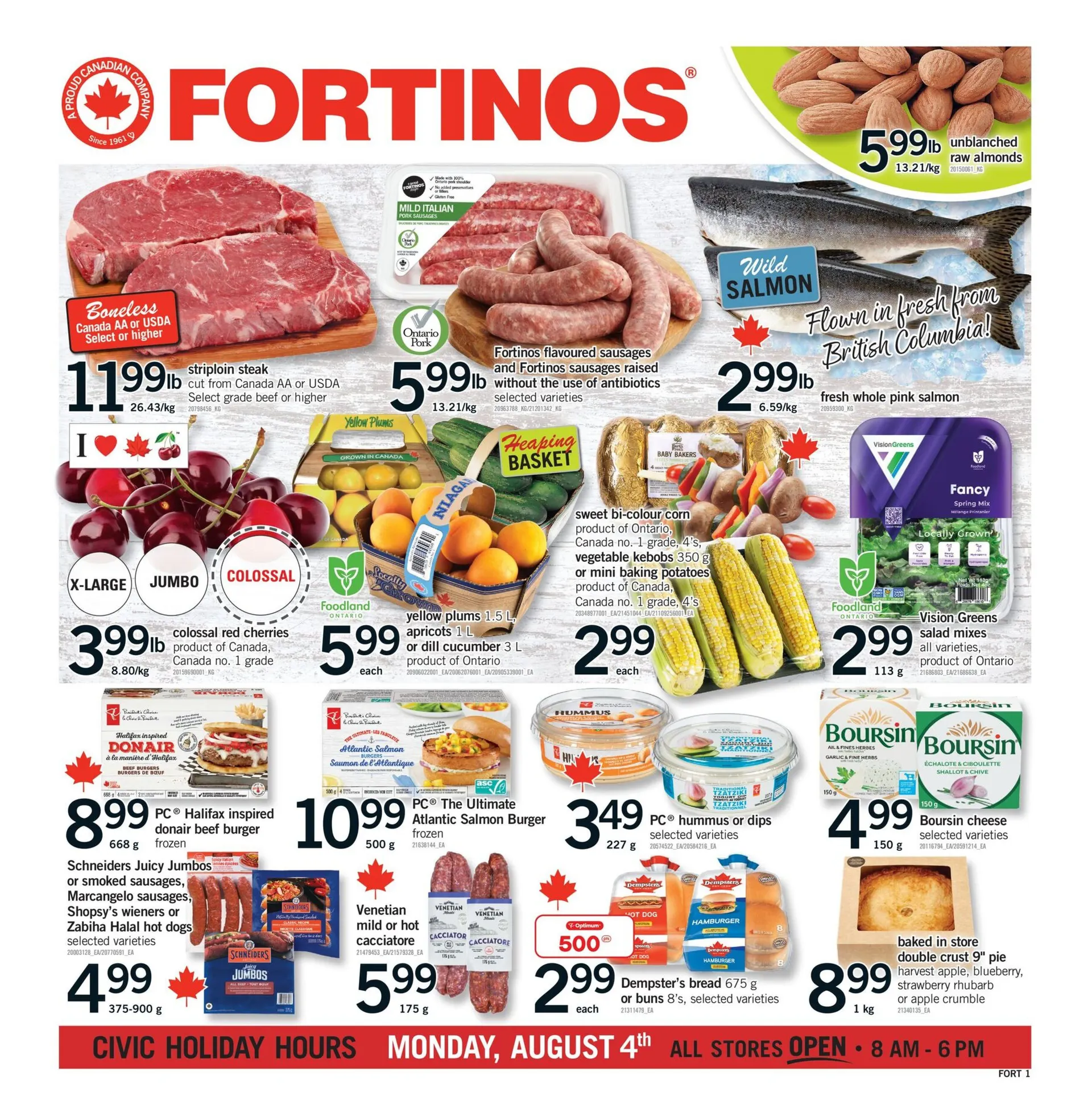 Fortinos Sales from July 31 to August 6 2025 - flyer page 1