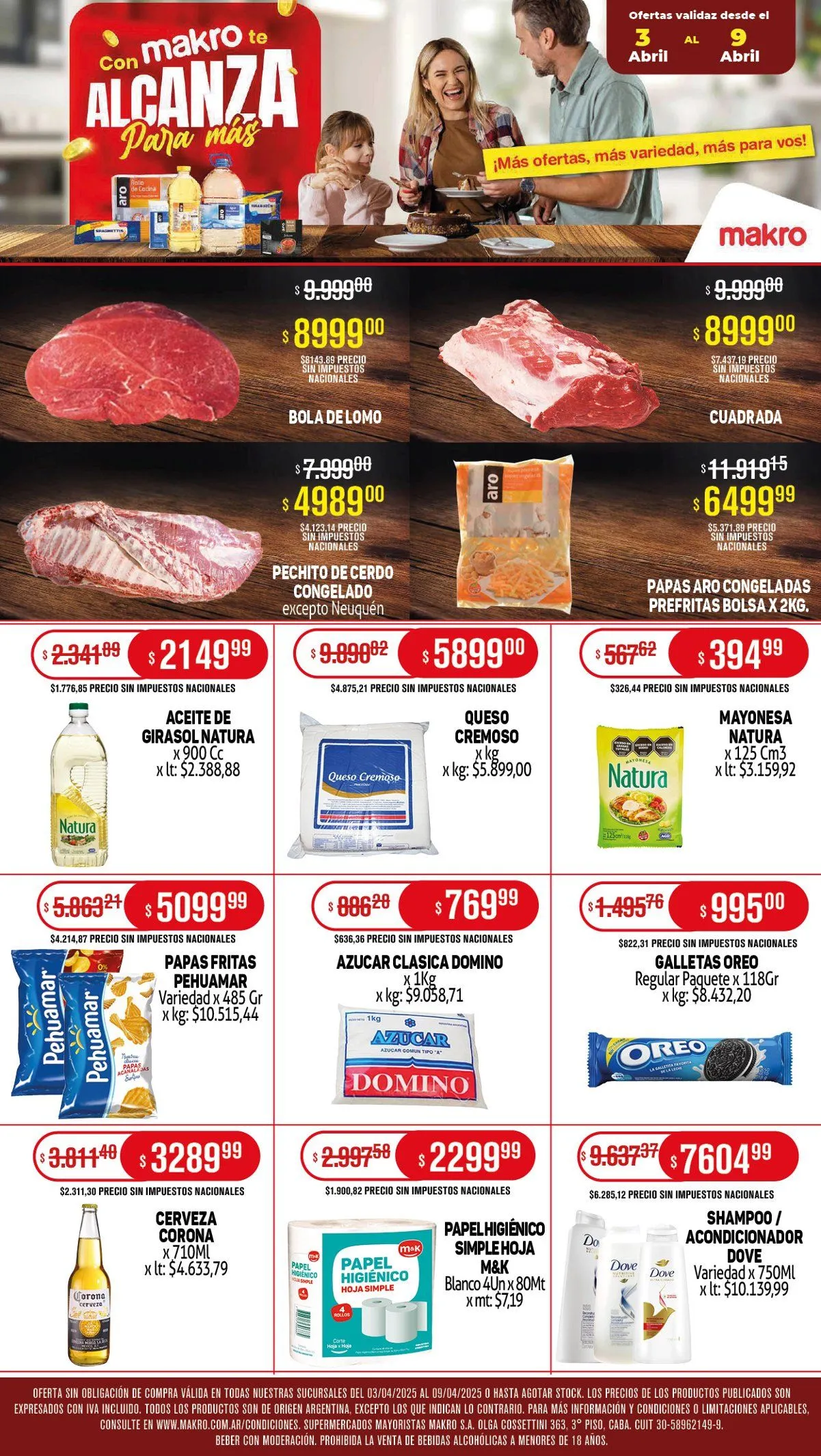 Ofertas de Makro Ofertas 3 de abril al 9 de abril 2025 - Página 1 del catálogo