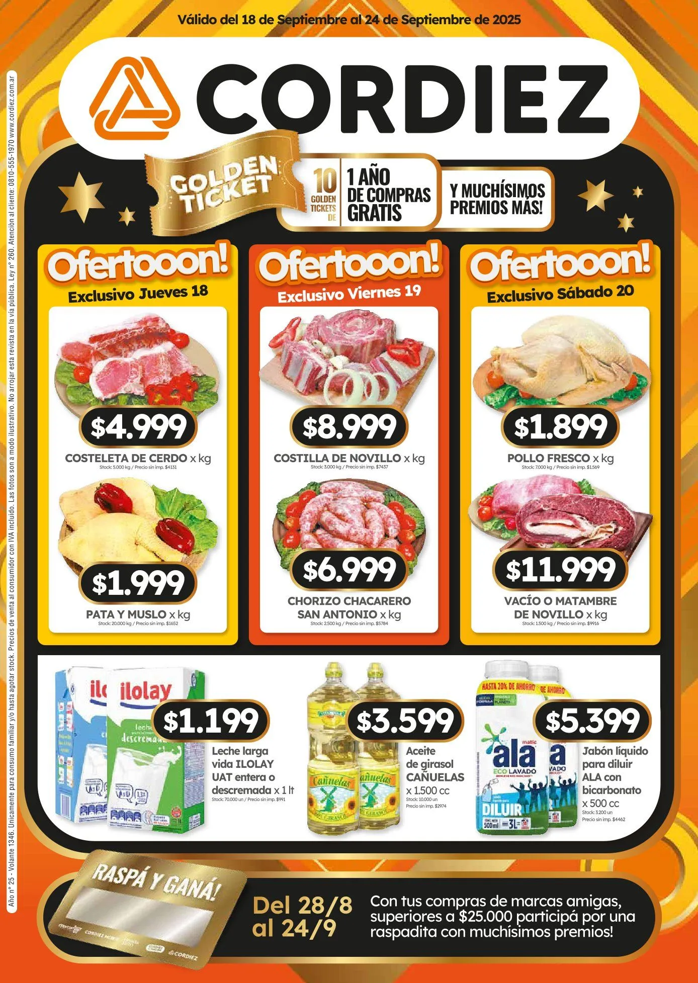 Ofertas de Ofertas Cordiez 18 de septiembre al 24 de septiembre 2025 - Página  del catálogo