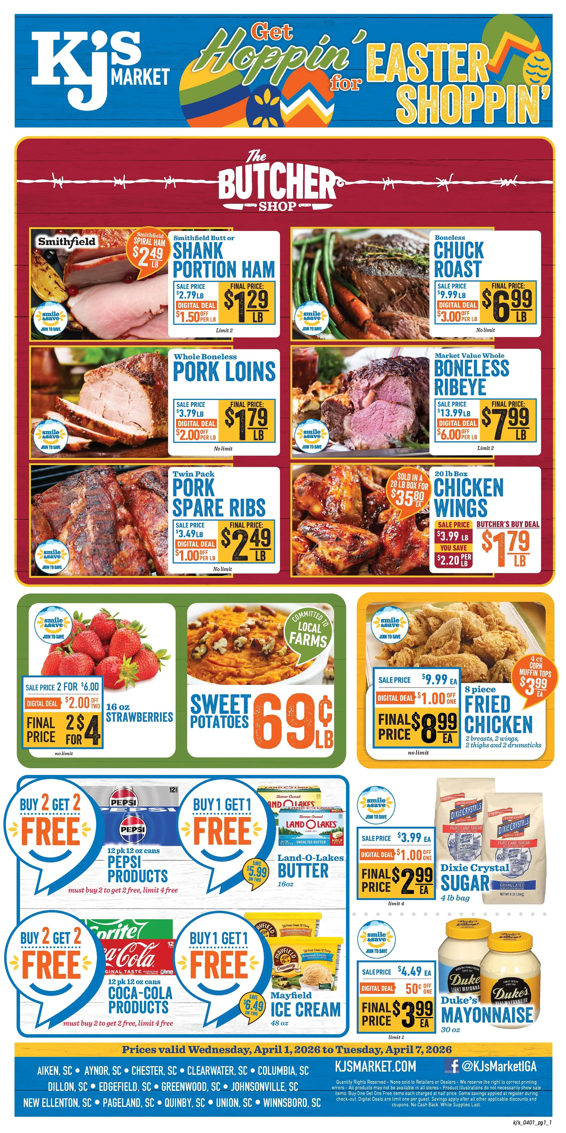 Weekly ad  KJ´s Market Salea from April 1 to April 7 2026 - Page 