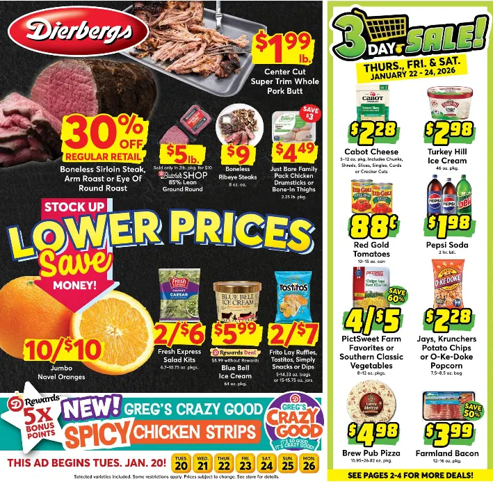 Weekly ad Dierbergs Sales from January 20 to January 26 2026 - Page 1