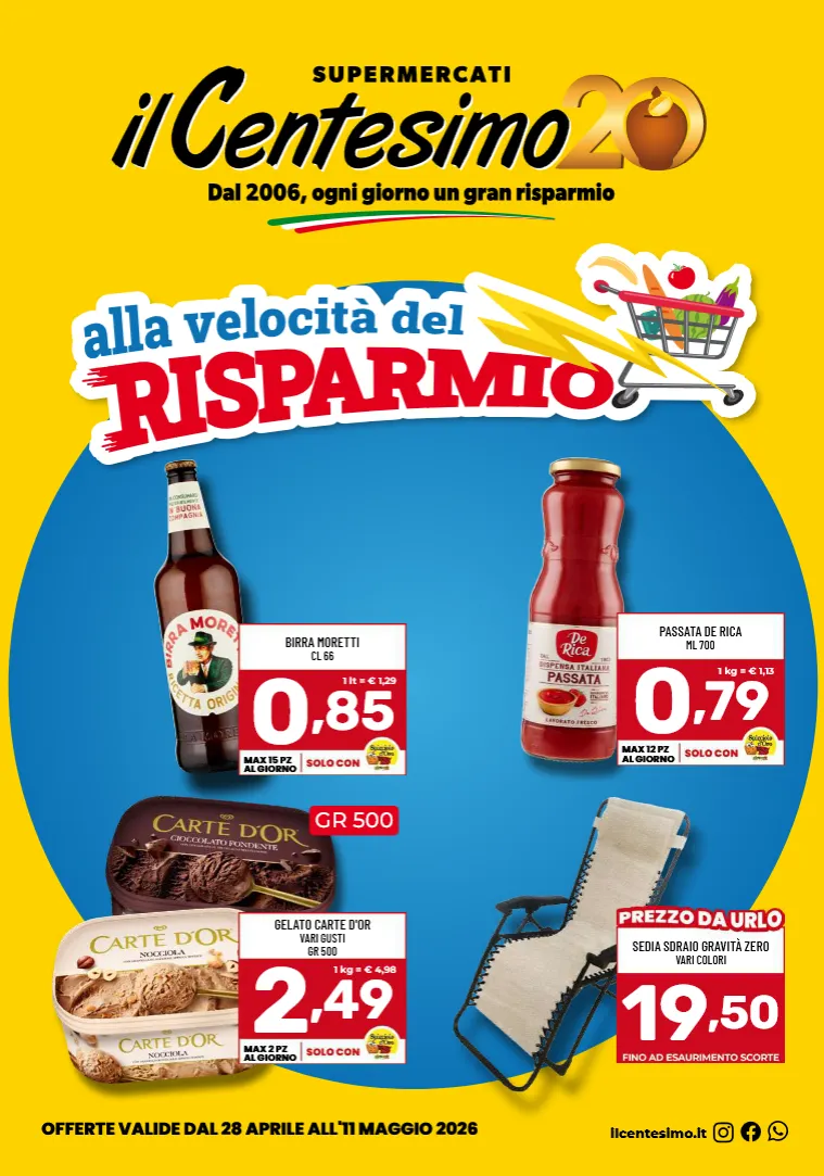 Volantini Il Centesimo da 28 aprile a 11 maggio di 2026 - Pagina del volantino 