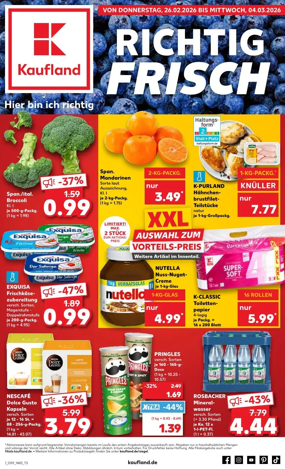 Kaufland Angebote von 27. Februar bis 4. März 2026 - Prospekt seite 1