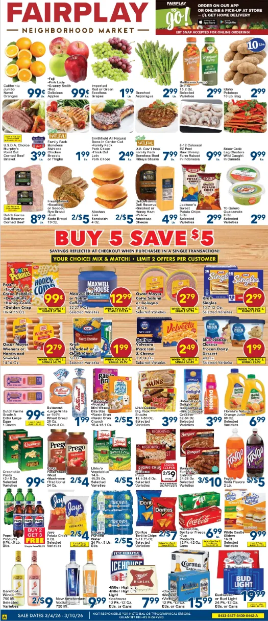 Weekly ad FairPlay Sales from March 4 to March 10 2026 - Page 1