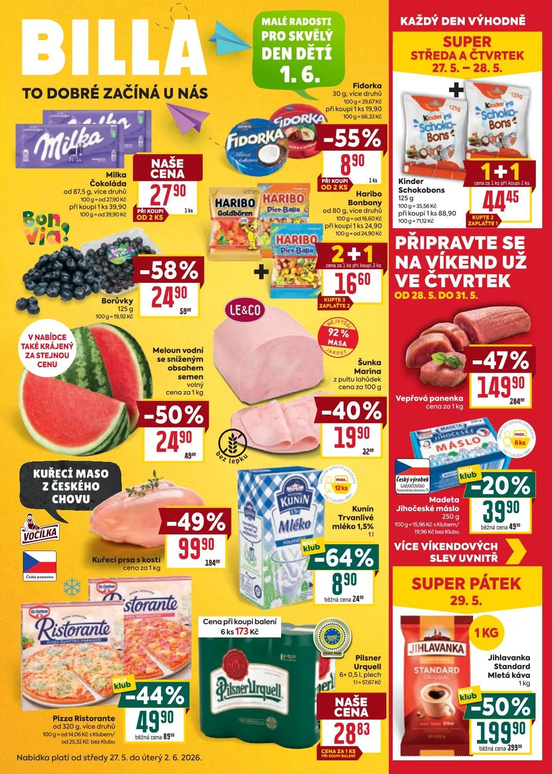 BILLA - 28. května 2. června 2026 - Page 1