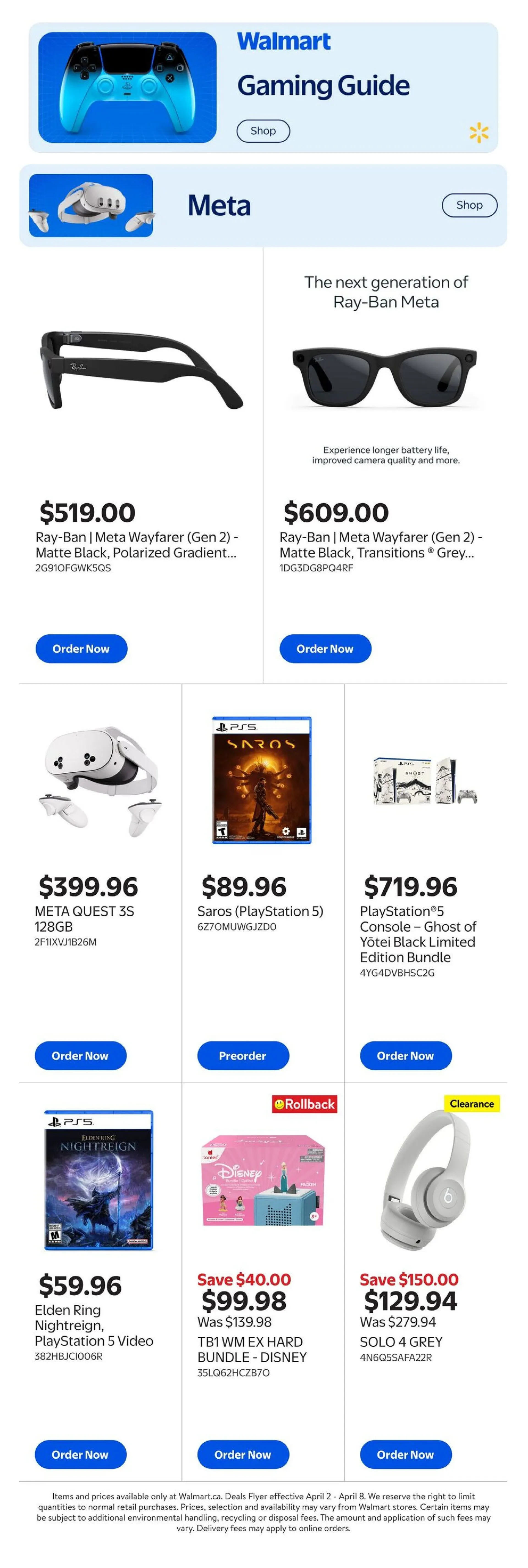  Walmart flyers from April 2 to April 15 2026 - flyer page 1