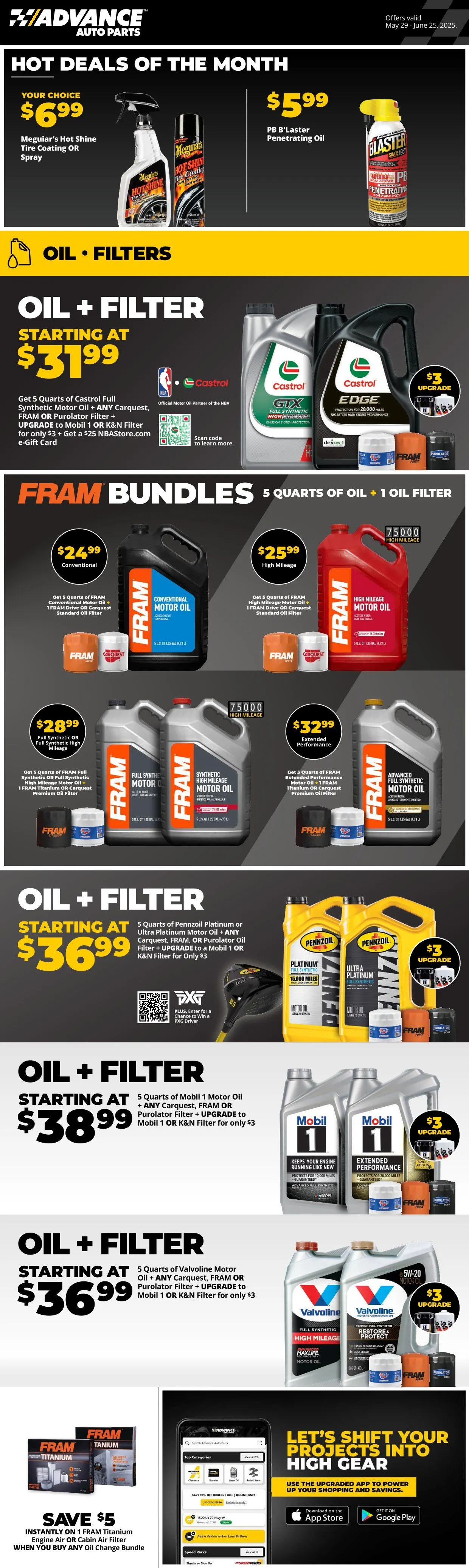 Weekly ad Advance Auto Parts weekly ads from May 29 to June 25 2025 - Page 1