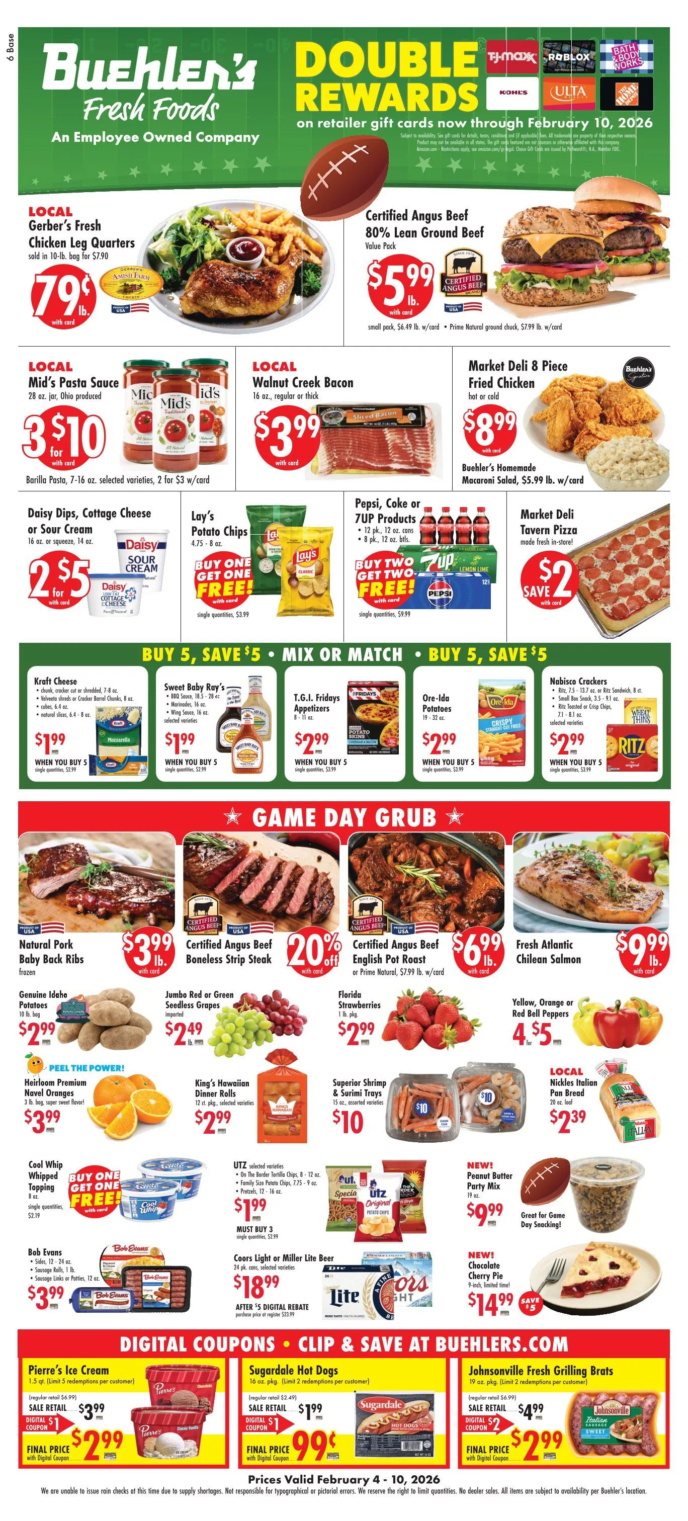 Weekly ad Buehler's Fresh Foods Sales from February 4 to February 10 2026 - Page 1