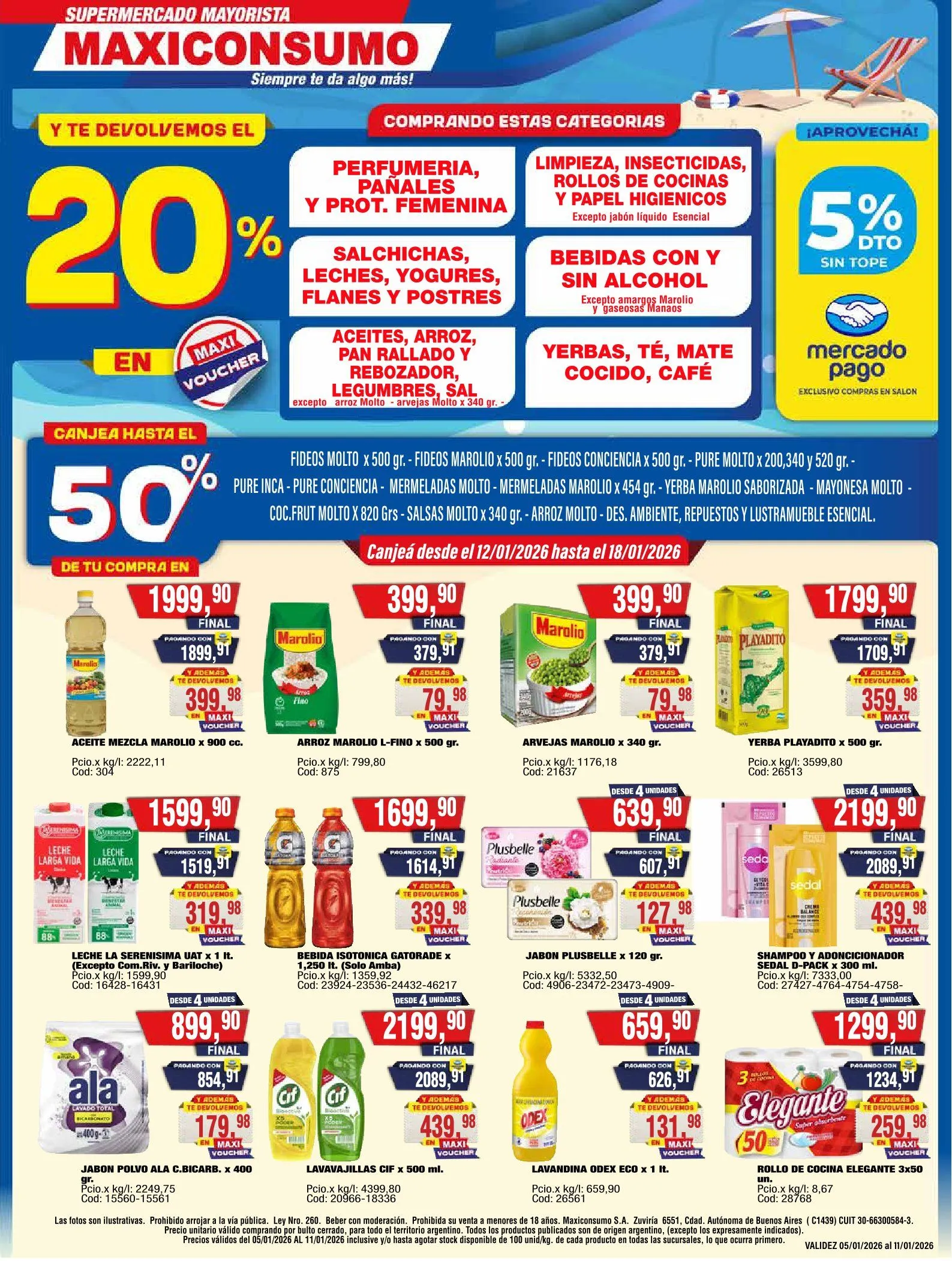 Ofertas de Maxiconsumo Ofertas 12 de enero al 18 de enero 2026 - Página 1 del catálogo
