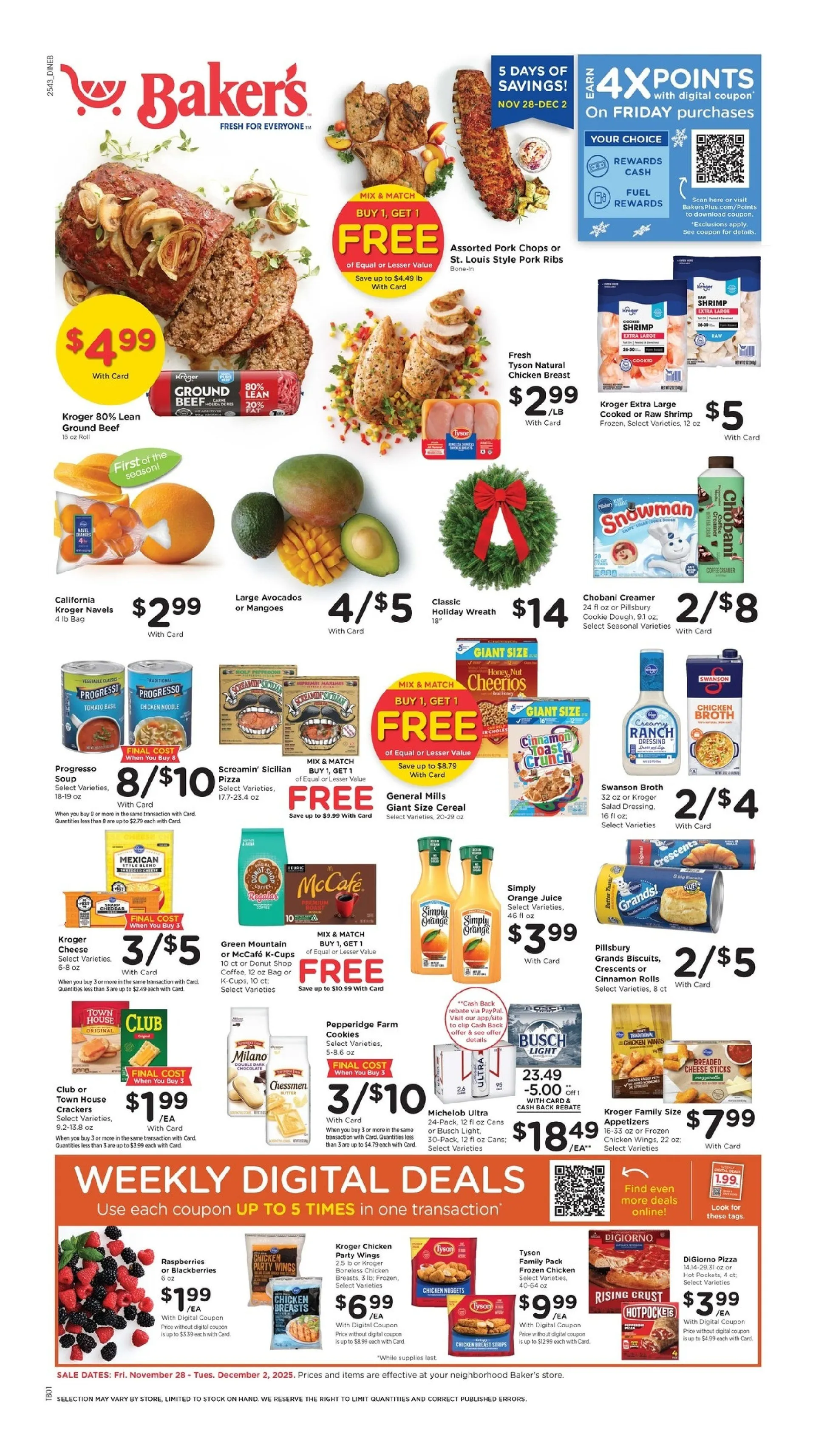 Weekly ad Baker's Sales from November 28 to December 2 2025 - Page