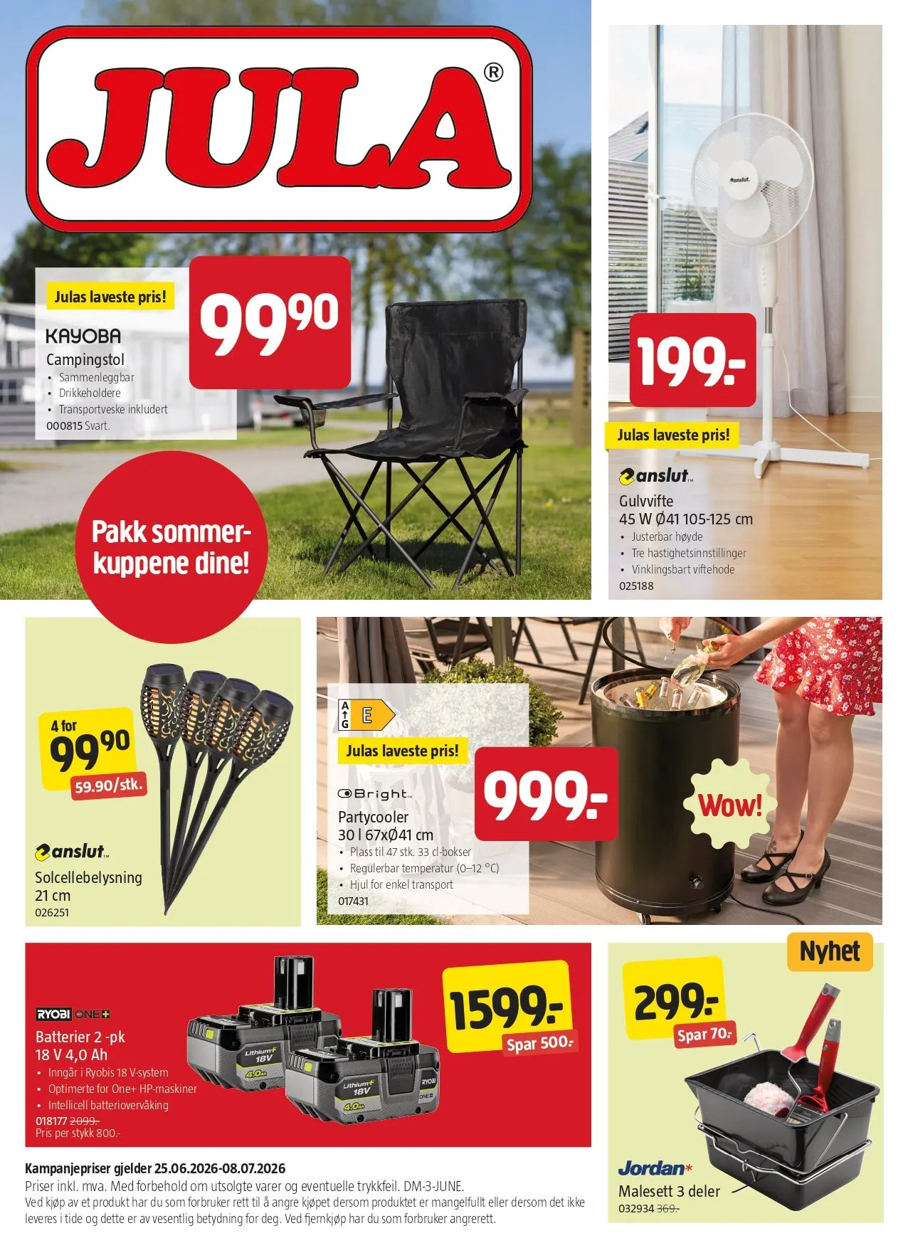 Jula Deals  fra 25. juni til 8. juli 2026 - kundeavisside 1