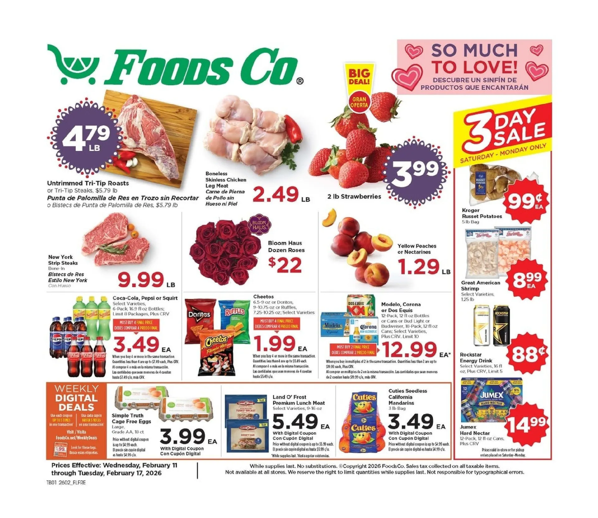 Weekly ad Foods Co. Sales from February 11 to February 17 2026 - Page 