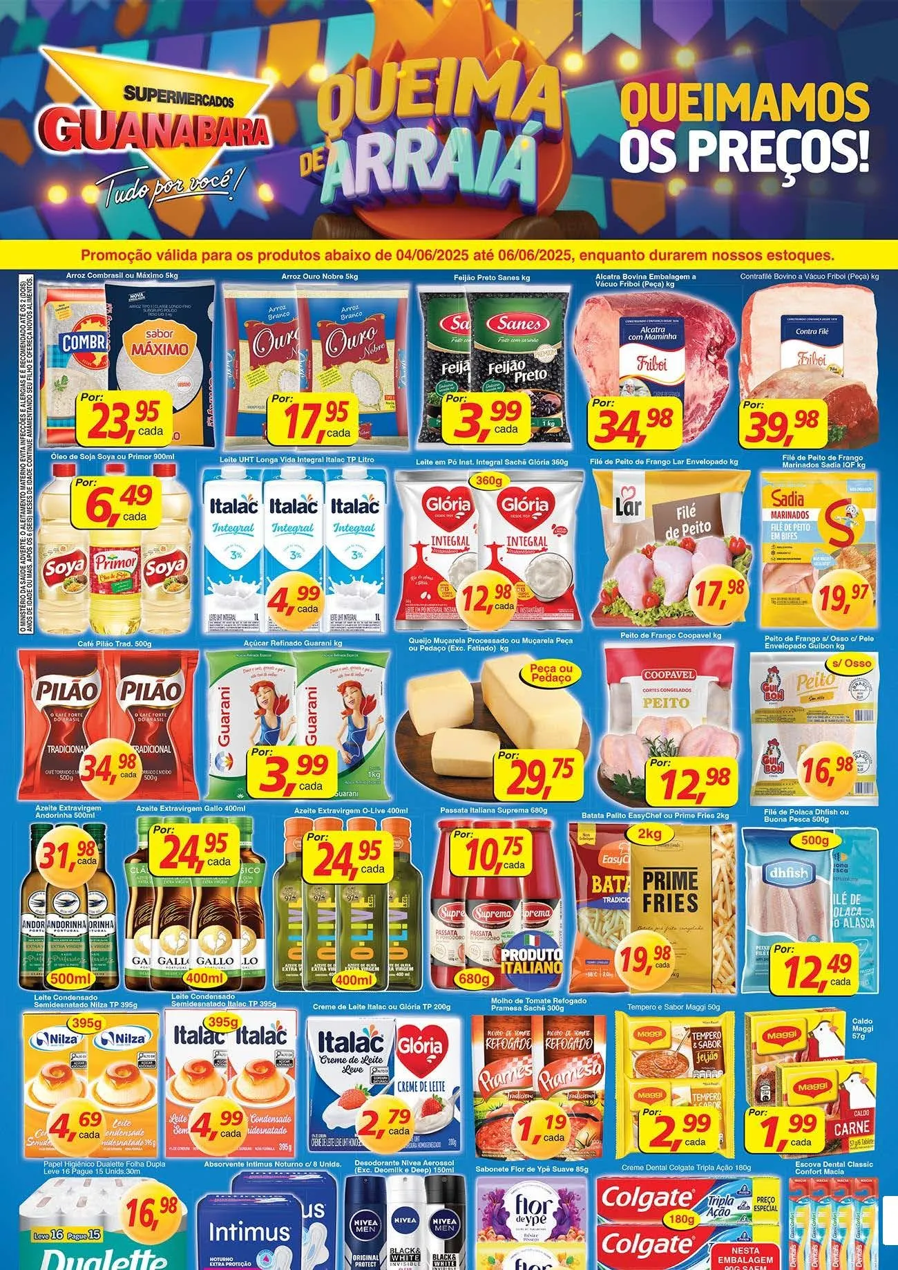 Encarte de Supermercados Guanabara Folheto 4 de junho até 6 de junho 2025 - Pagina 1