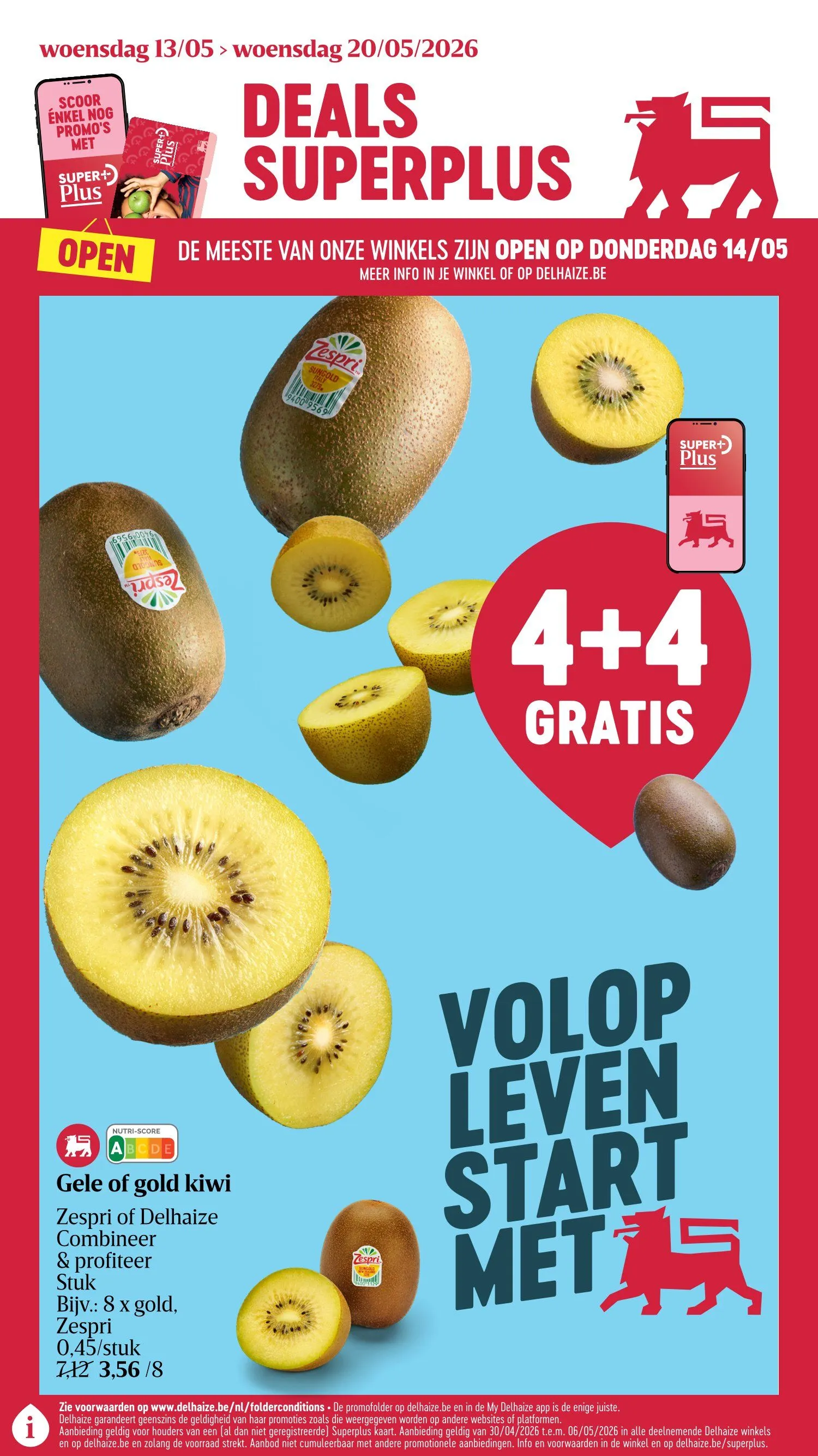 Delhaize Folder van 13 mei tot 20 mei 2026 - folder pagina 1