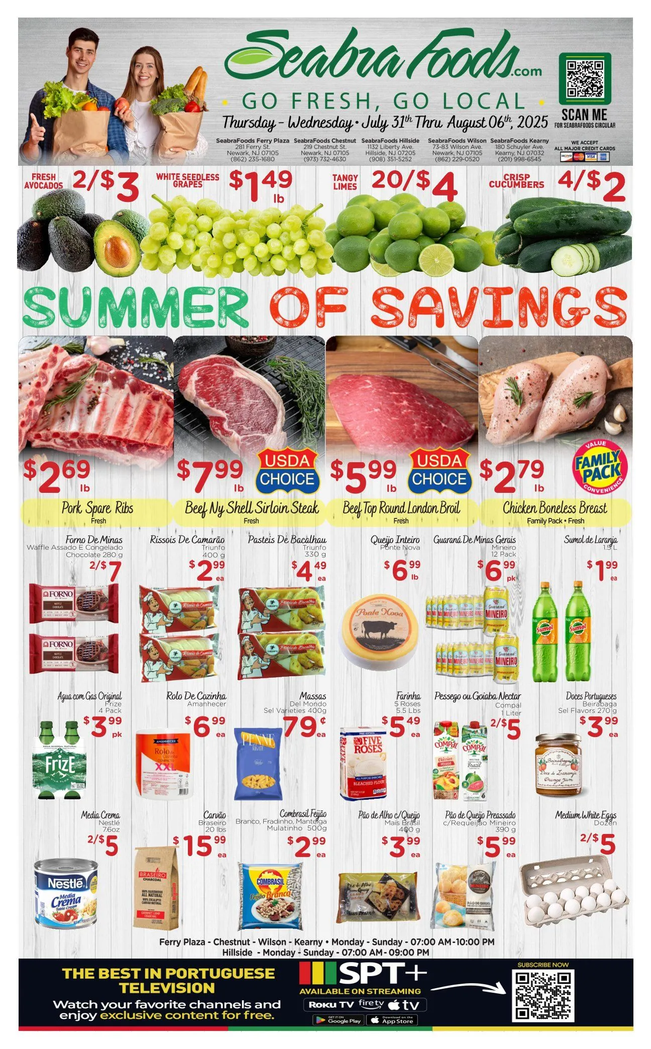 Weekly ad Seabra Foods Sales from July 31 to August 6 2025 - Page