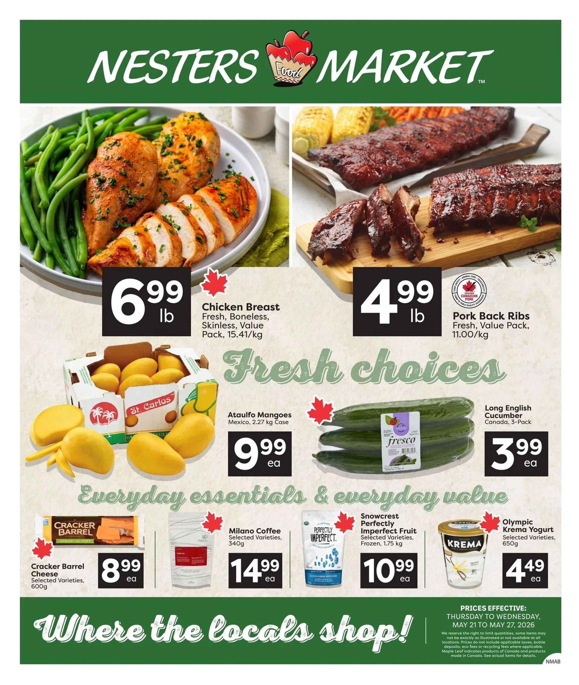 Nesters Market Sales from May 21 to May 27 2026 - flyer page 