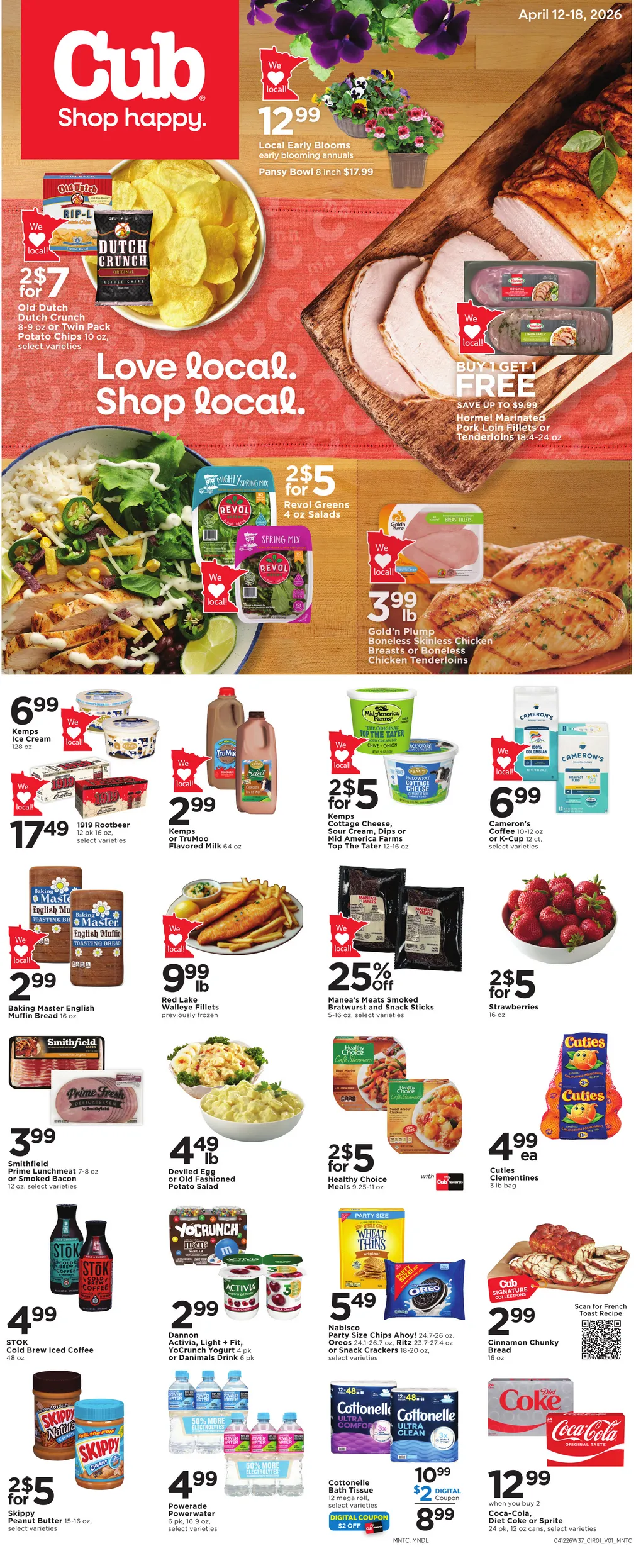 Weekly ad Cub Foods Sales from April 12 to April 18 2026 - Page 1