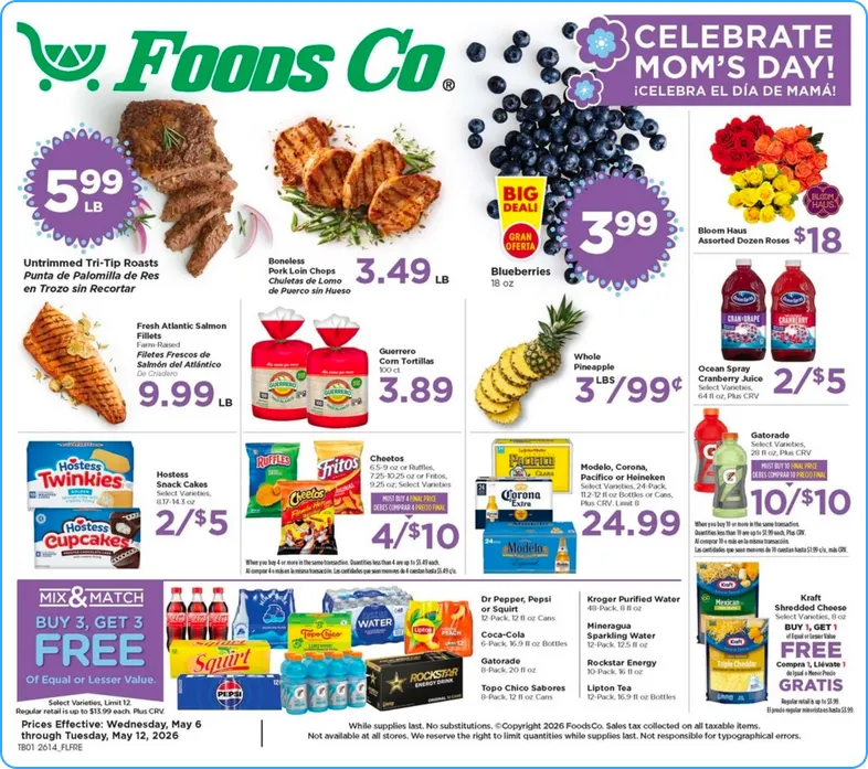 Weekly ad  Foods Co. Sales from May 5 to May 12 2026 - Page 1