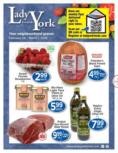 Lady York Sales from February 23 to March 1 2026 - flyer page 1