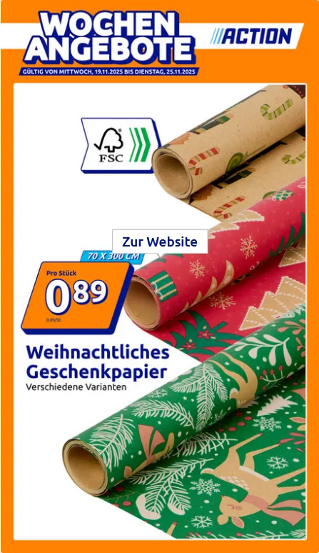 Action Volantino da 19 novembre a 25 novembre di 2025 - Pagina del volantino 1
