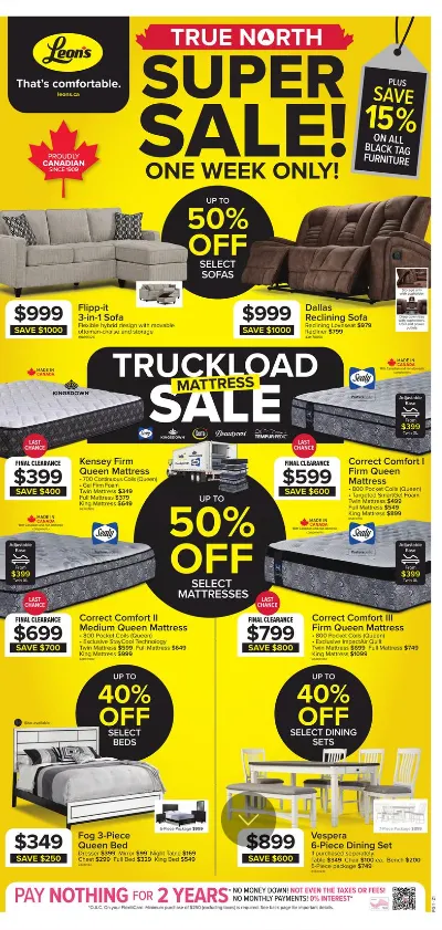 Leon's Sales from October 2 to October 8 2025 - flyer page 1