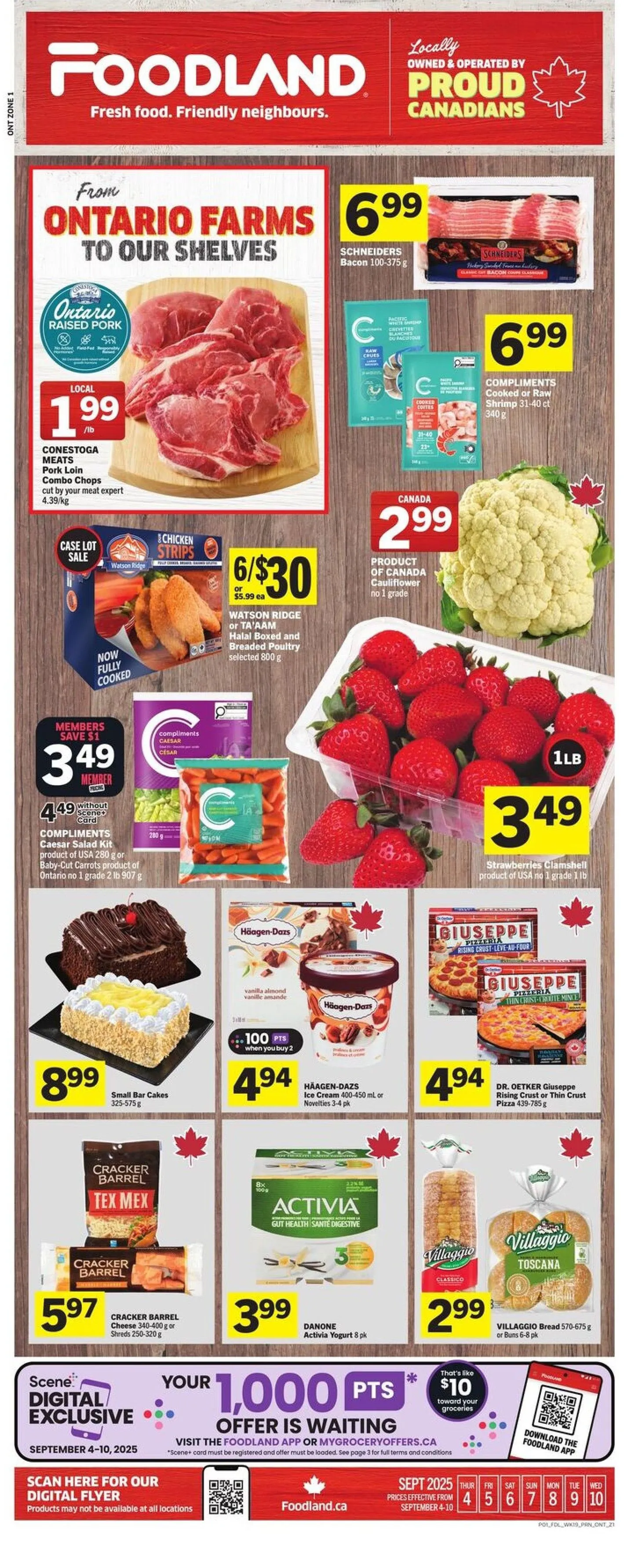 Foodland lSales from September 4 to September 10 2025 - flyer page 1