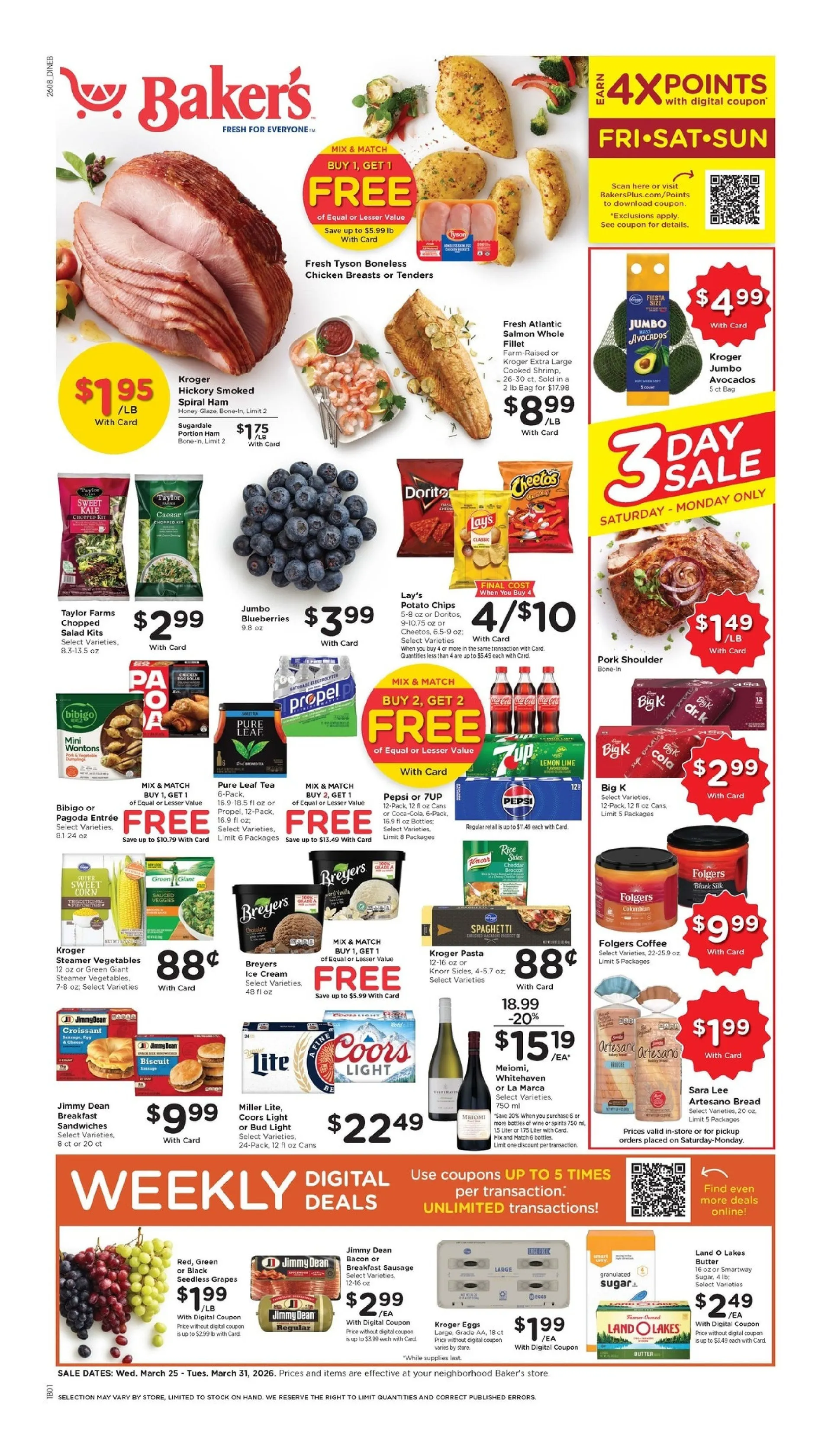 Weekly ad Baker's Sales from March 25 to March 31 2026 - Page 1
