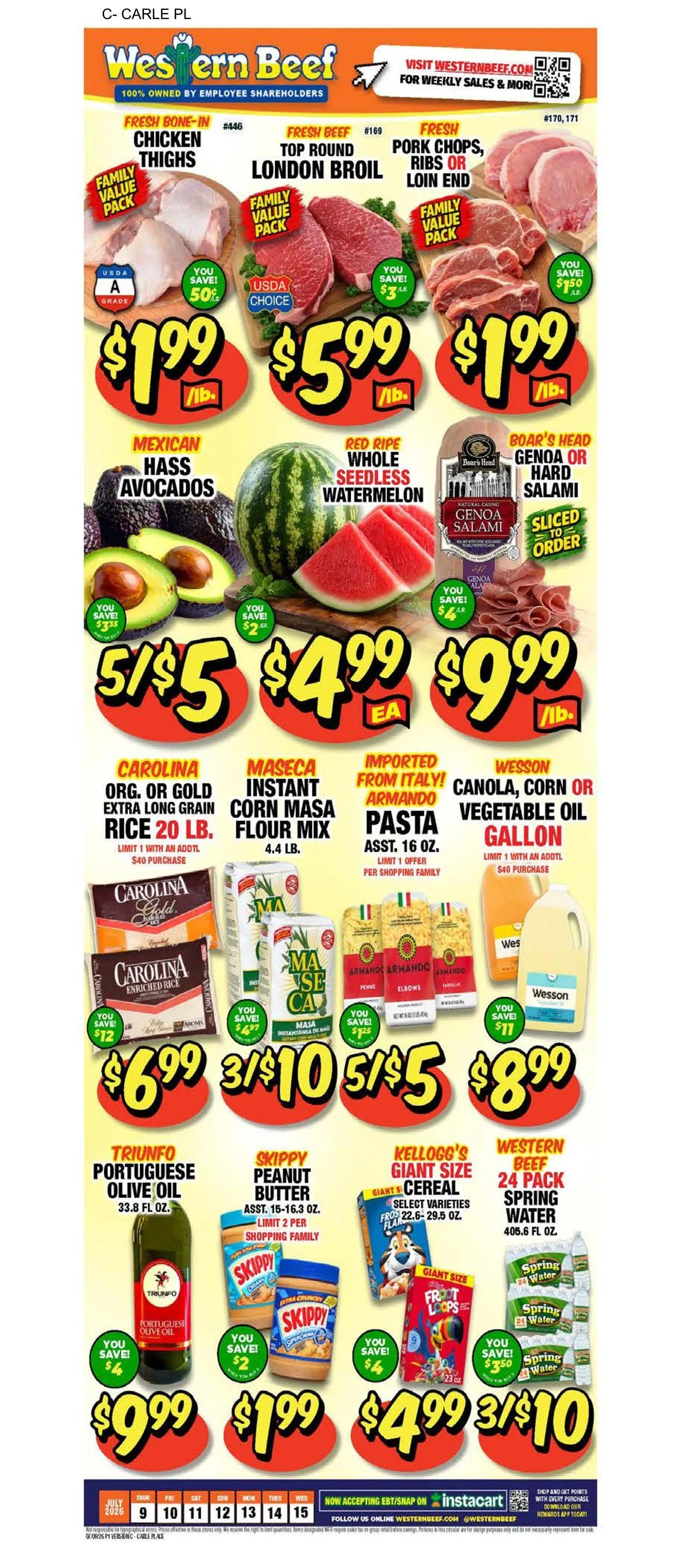 Weekly ad Western Beef Sales from July 13 to July 19 2026 - Page