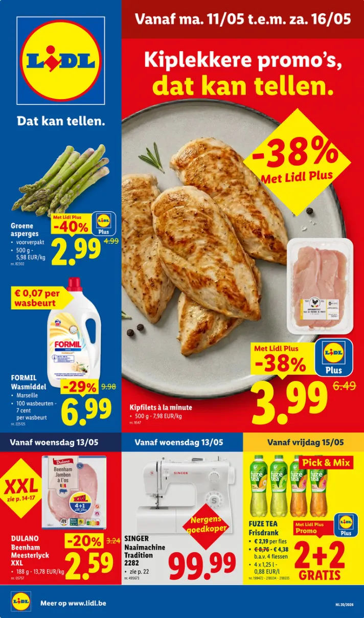 Lidl Folder van 11 mei tot 16 mei 2026 - folder pagina 1