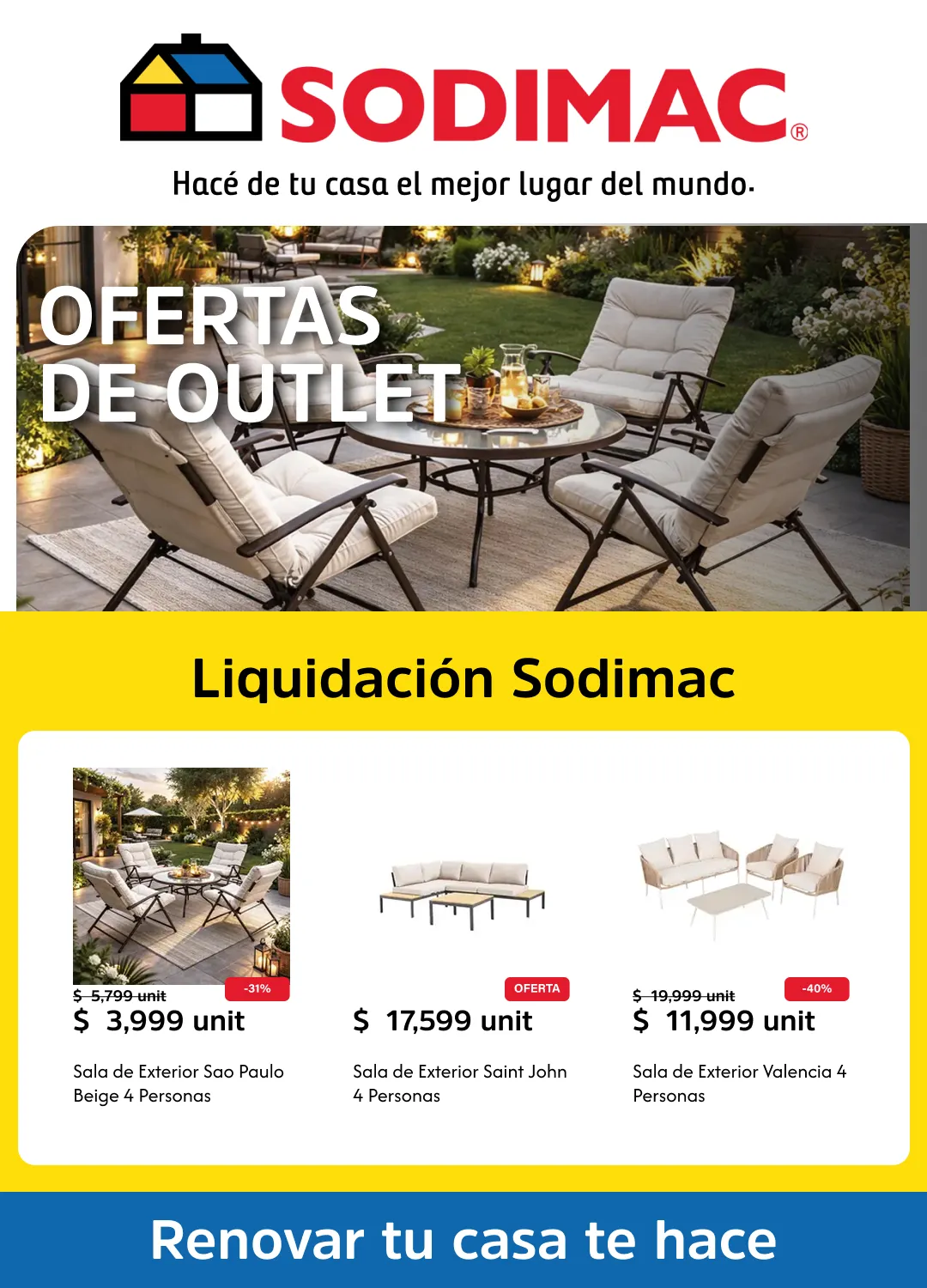 Catálogo de  Sodimac Ofertas 1 de abril al 20 de abril 2026 - Pagina 1