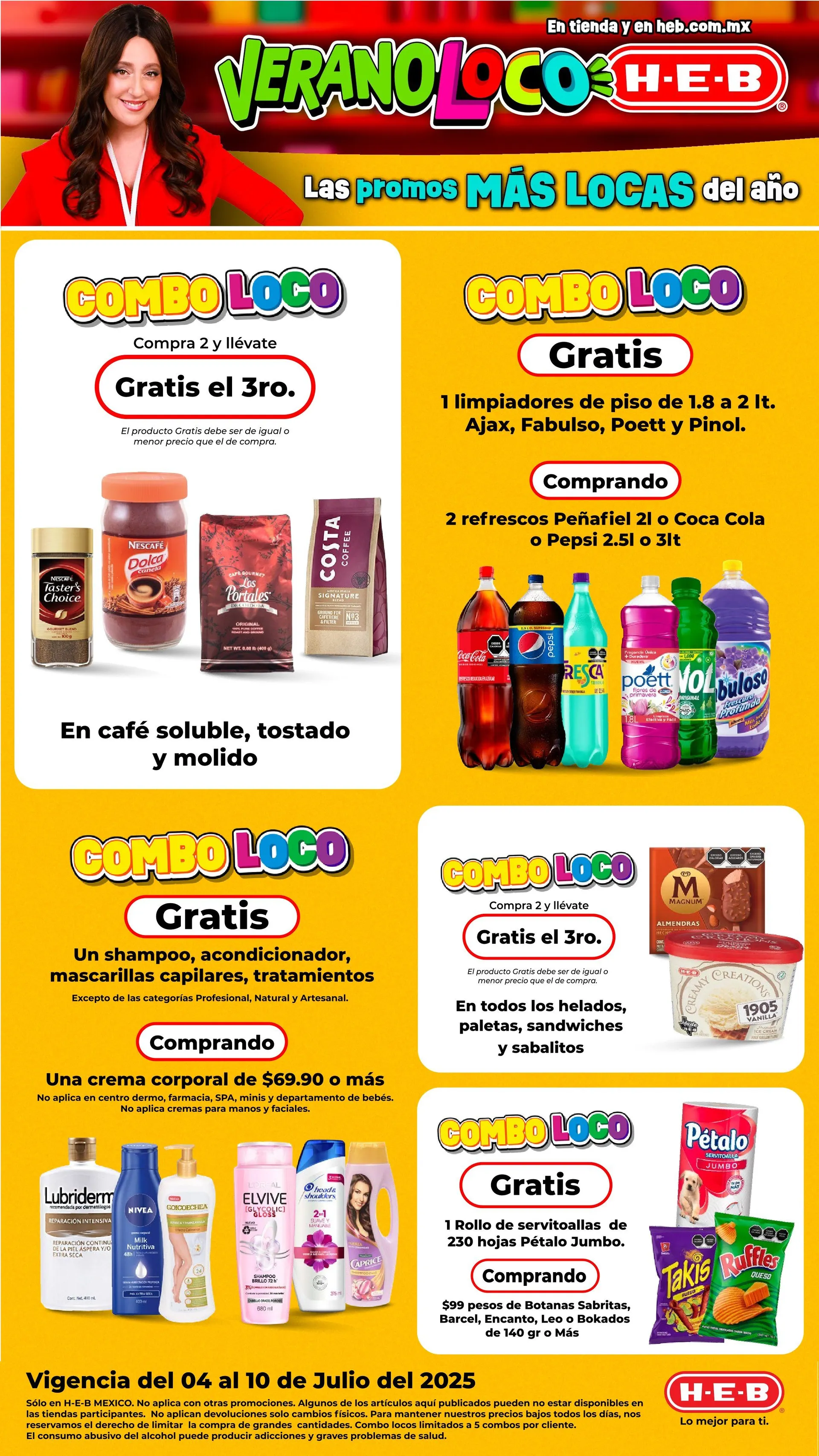 Catálogo de H-E-B catálogos y ofertas 4 de julio al 11 de julio 2025 - Pagina 1