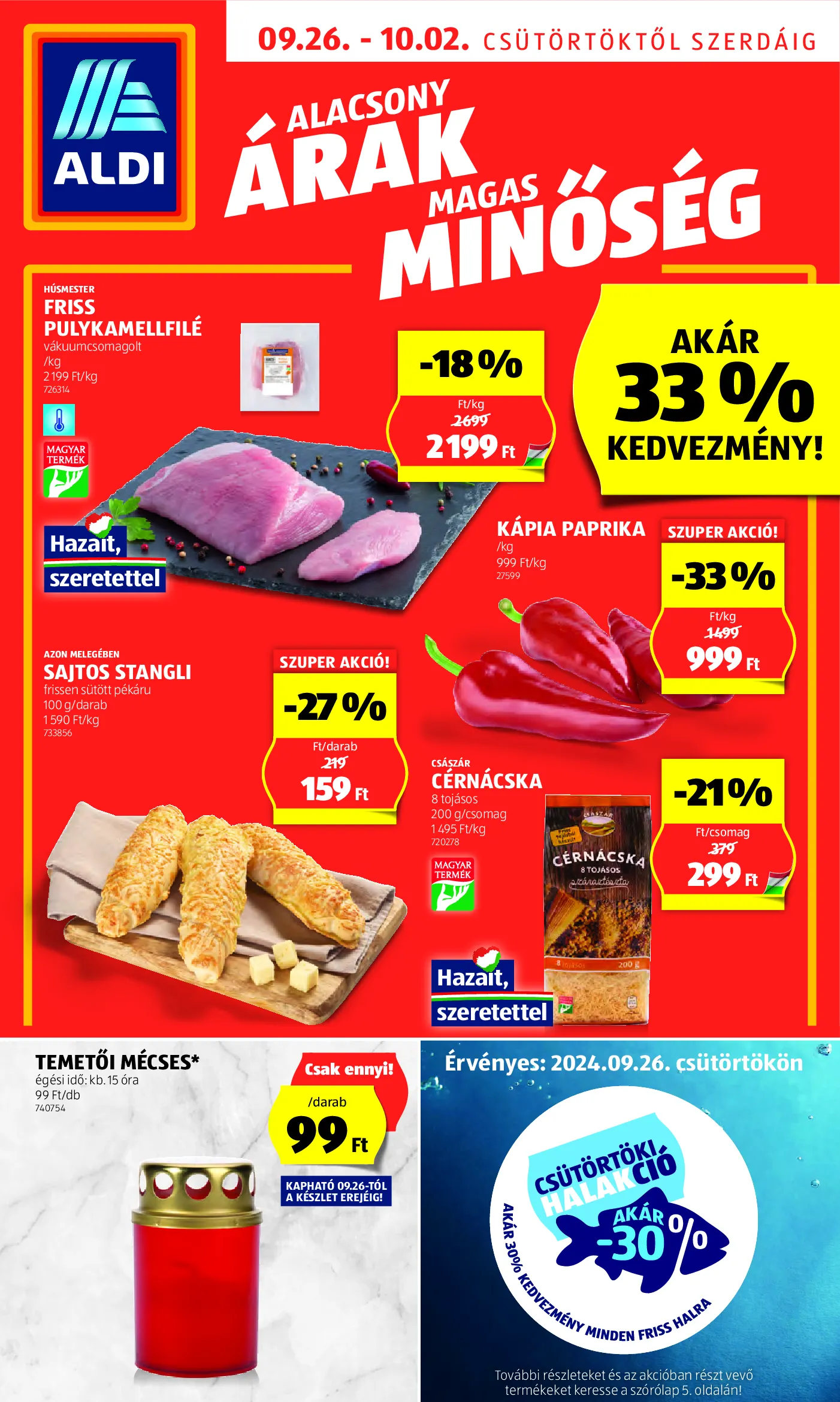 Katalógus Aldi Ajánlatok szeptember 26.-tól október 2.-ig 2024. - Oldal 1