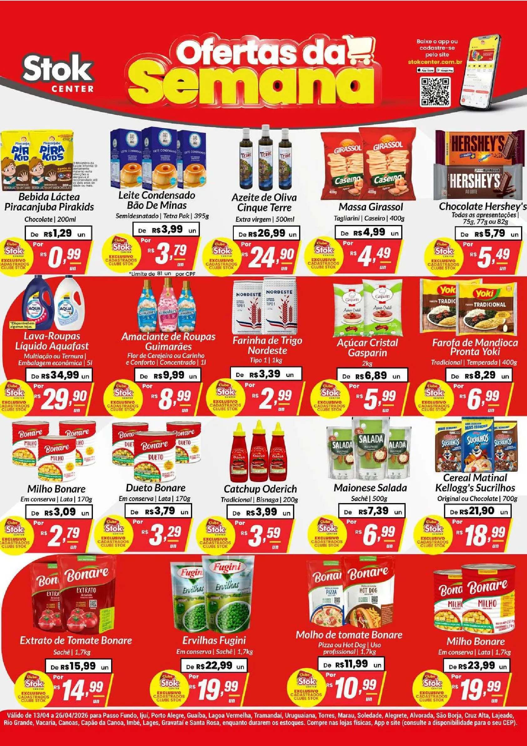 Encarte de  Stok Center 13 de abril até 26 de abril 2026 - Pagina 1