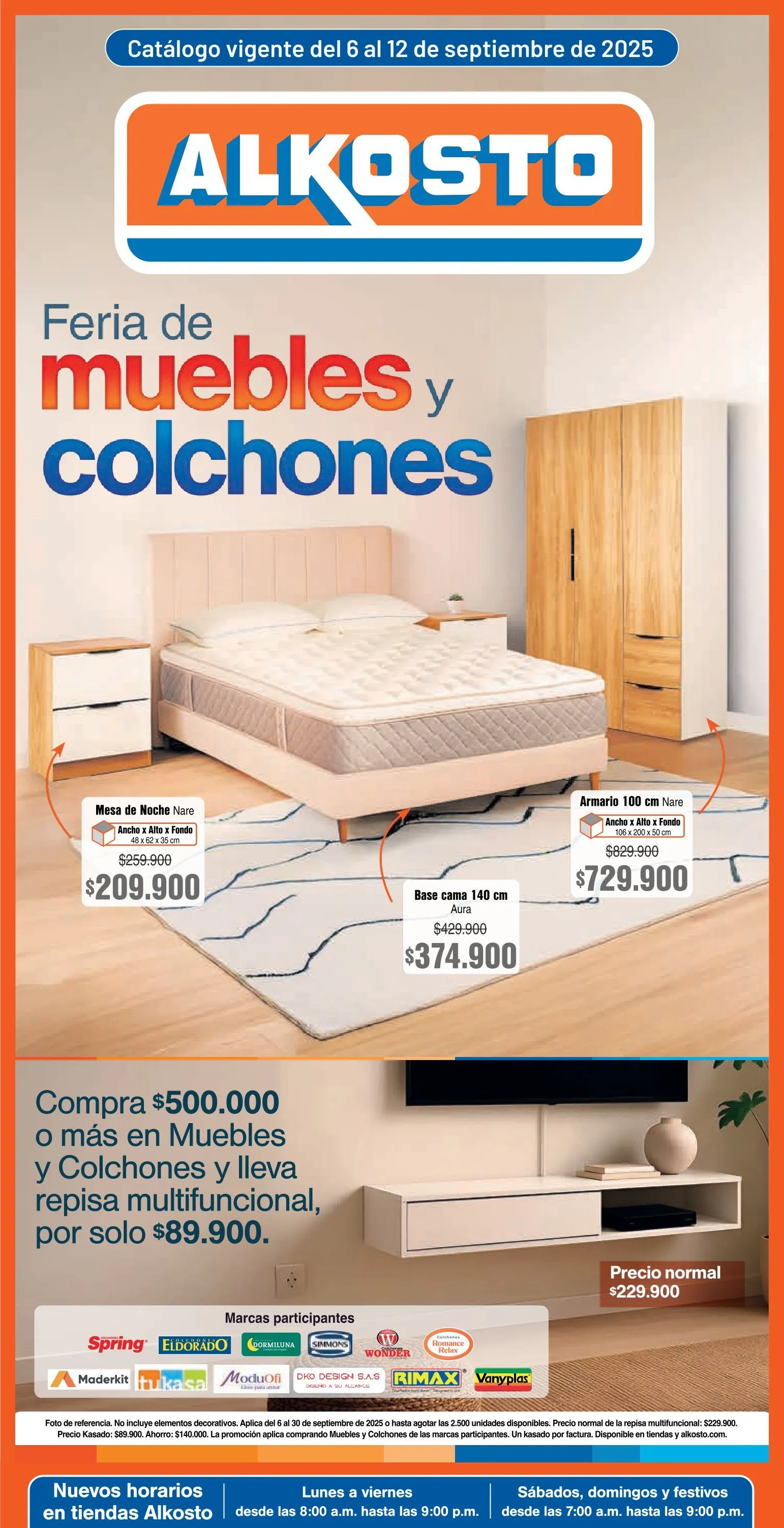 Catalogo de Conoce las últimas ofertas de Alkosto 6 de septiembre al 17 de septiembre 2025 - Pag 1
