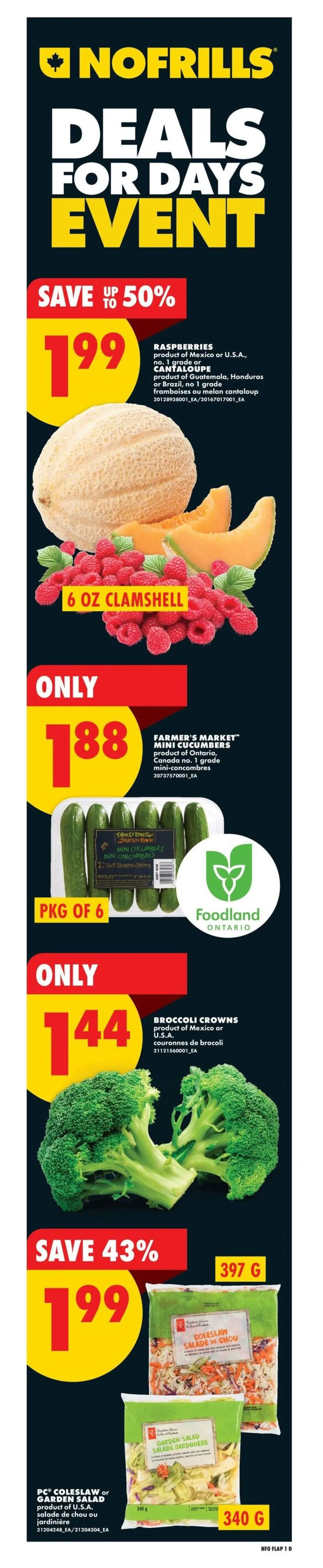 No Frills Sales from May 4 to May 9 2026 - flyer page 1