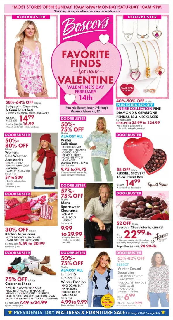 Weekly ad Boscov's  Sales from January 29 to February 4 2026 - Page 