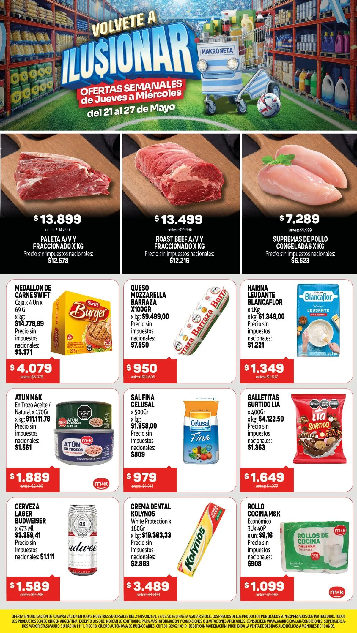 Ofertas de Ofertas Makro 21 de mayo al 27 de mayo 2026 - Página 1 del catálogo