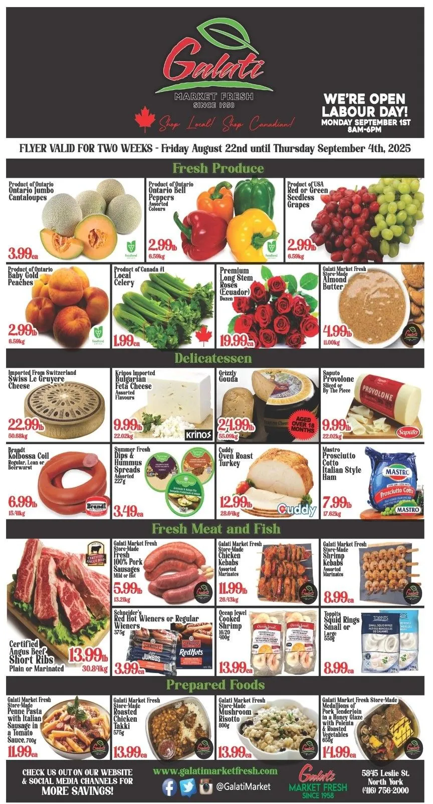 Galati Market Fresh Sales from August 22 to September 8 2025 - flyer page